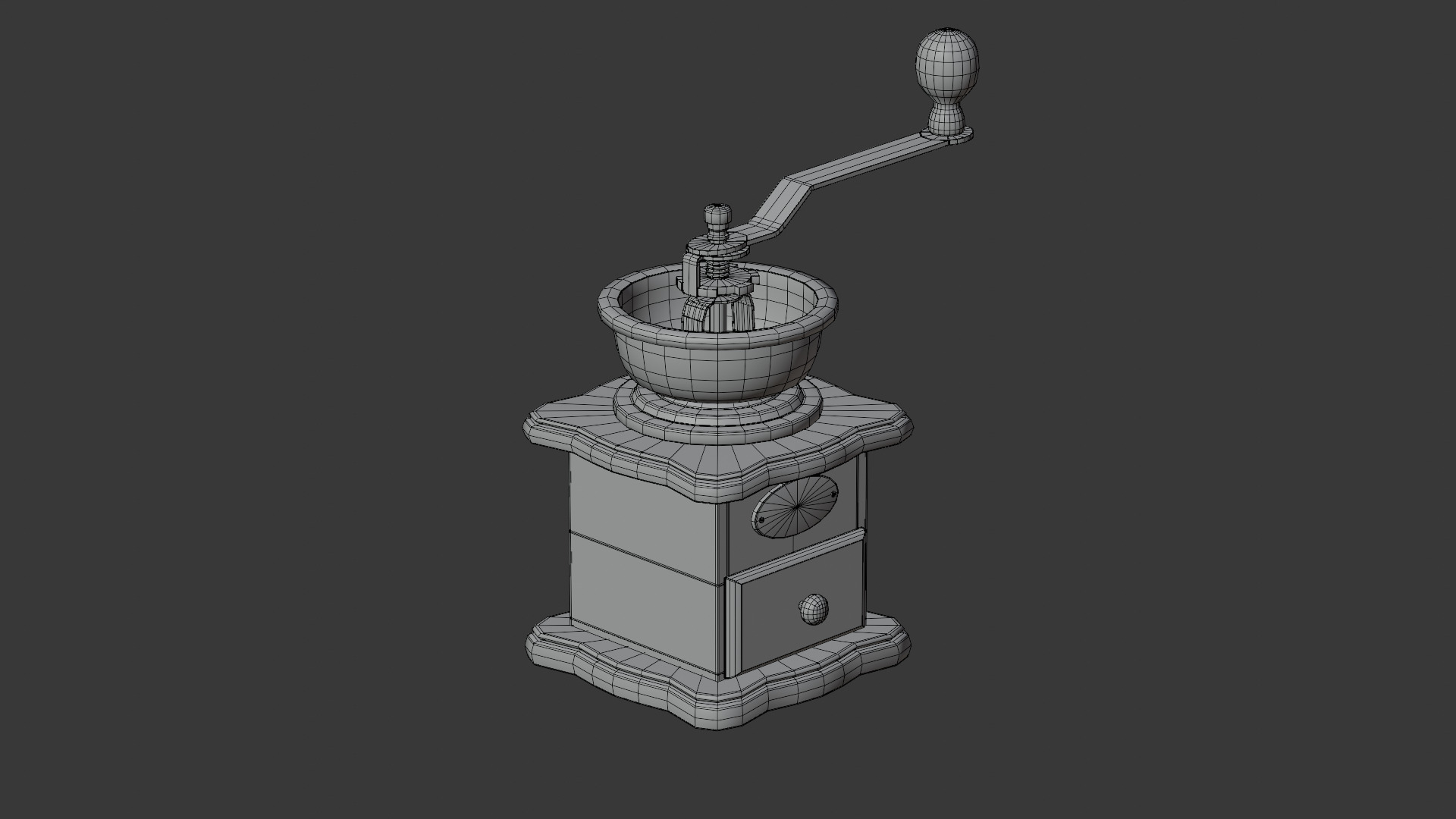 Retro Props Collection Low-poly 3D model_45