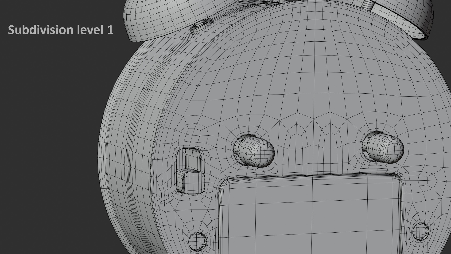 Retro Props Collection Low-poly 3D model_35