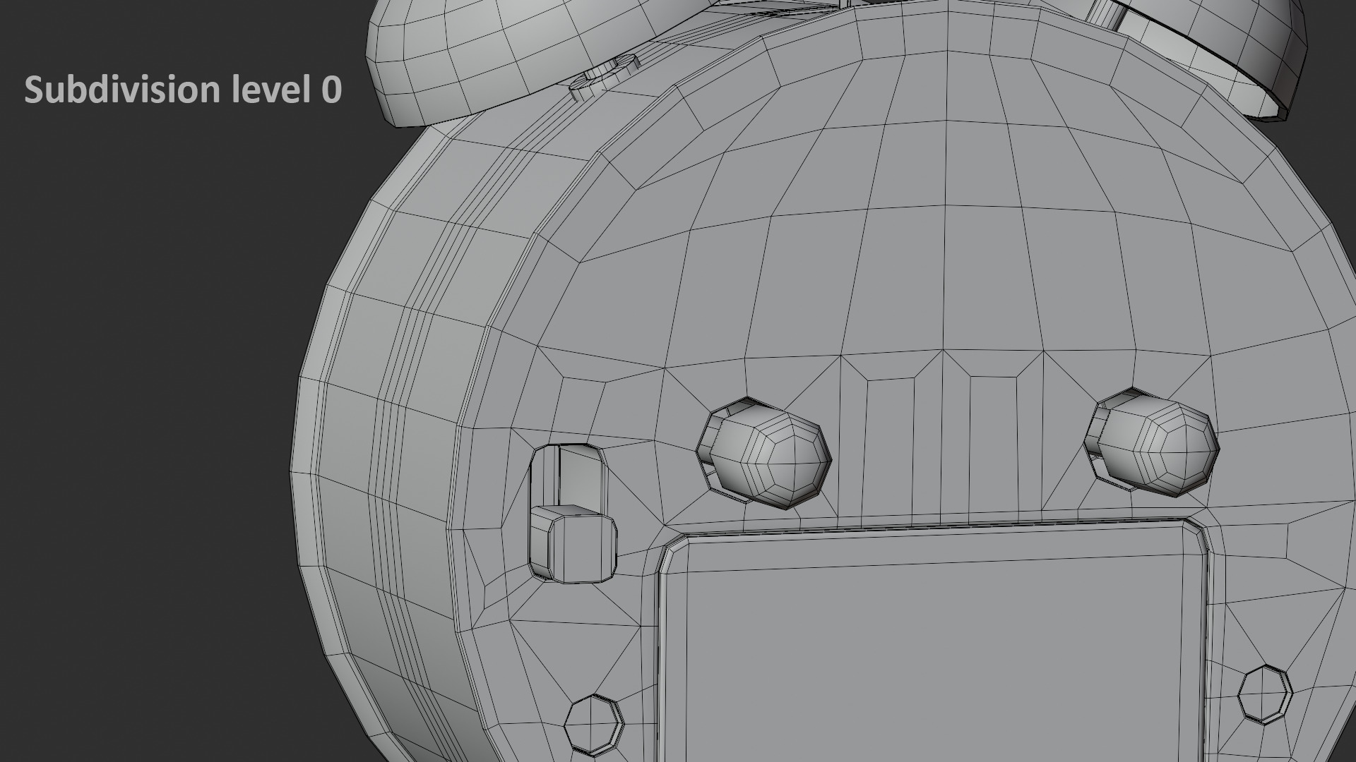 Retro Props Collection Low-poly 3D model_34