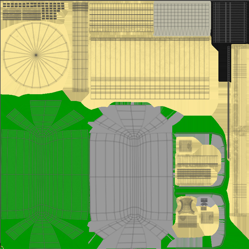 Retro Props Collection Low-poly 3D model_71