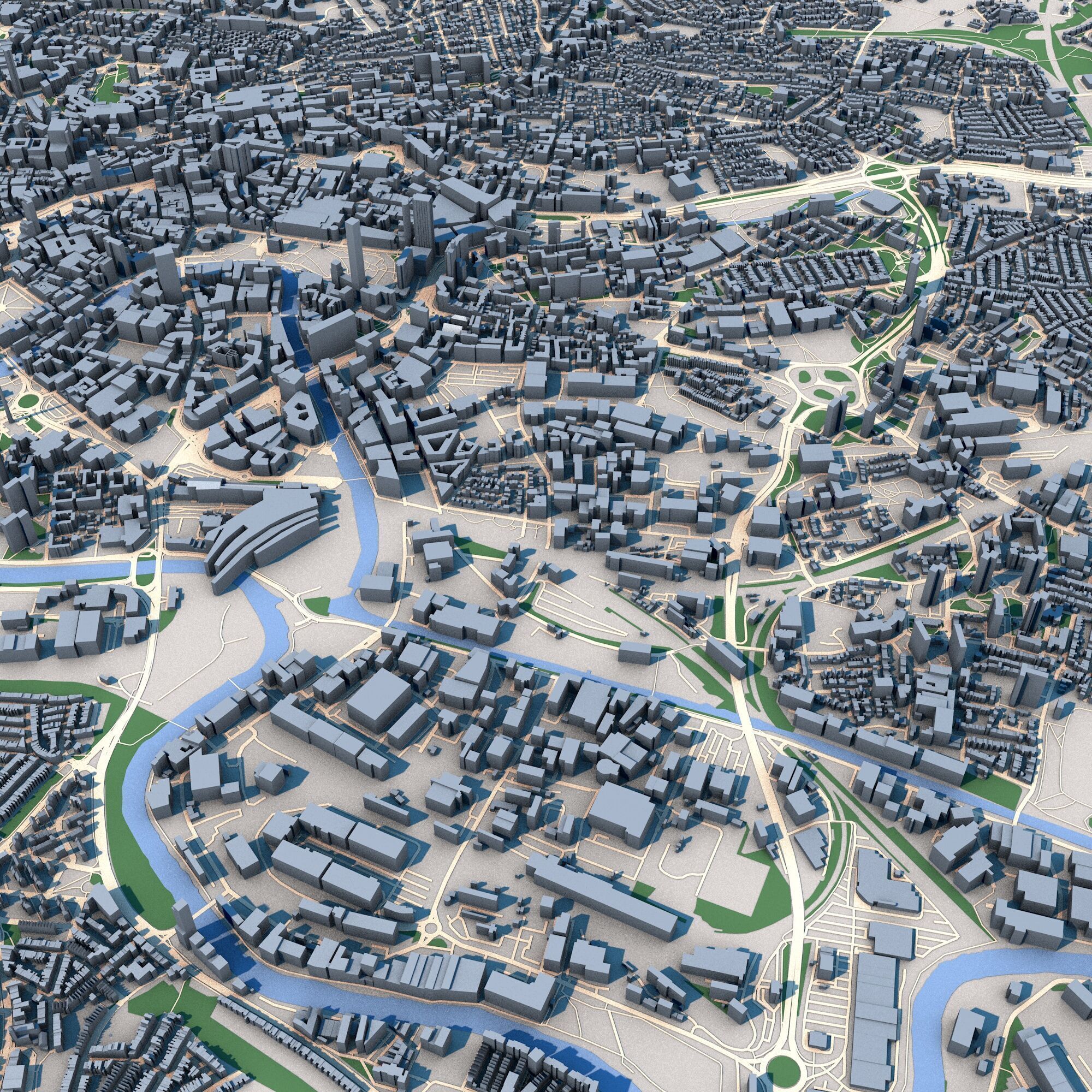 Bristol City United Kingdom 3D model_3