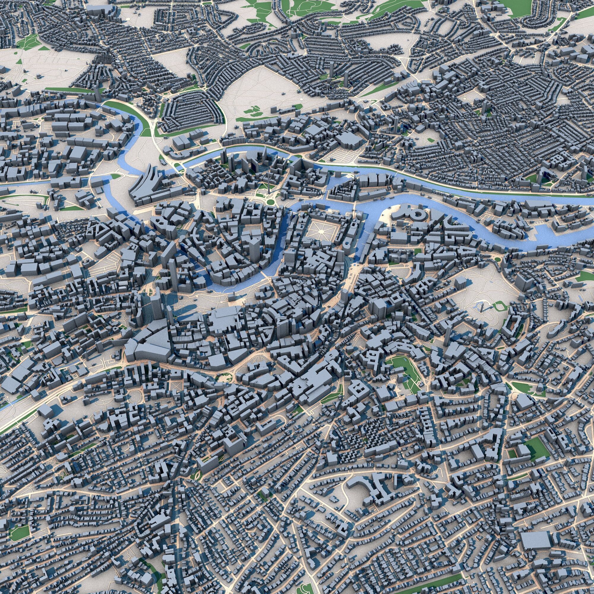 Bristol City United Kingdom 3D model_8