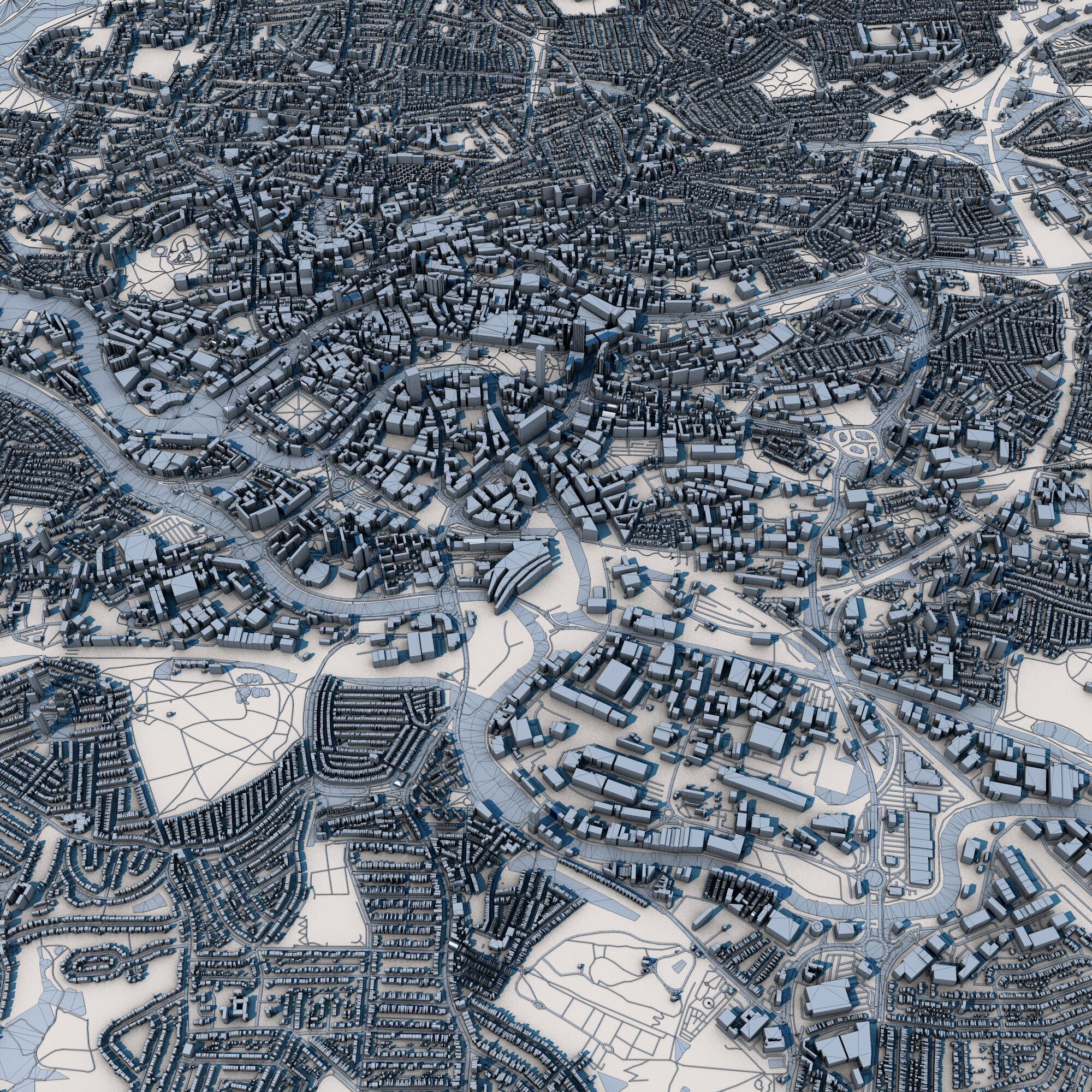 Bristol City United Kingdom 3D model_10