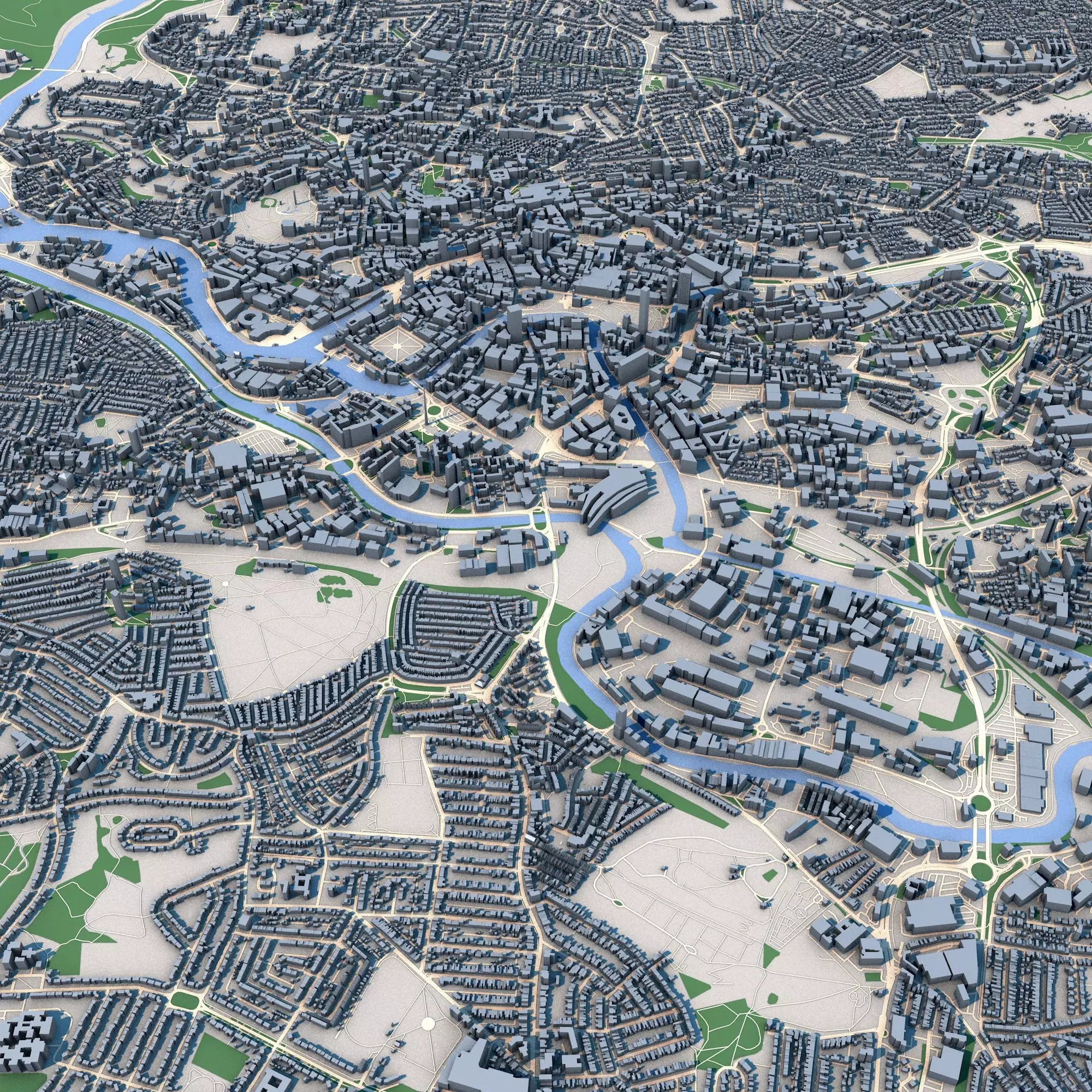 Bristol City United Kingdom 3D model_0