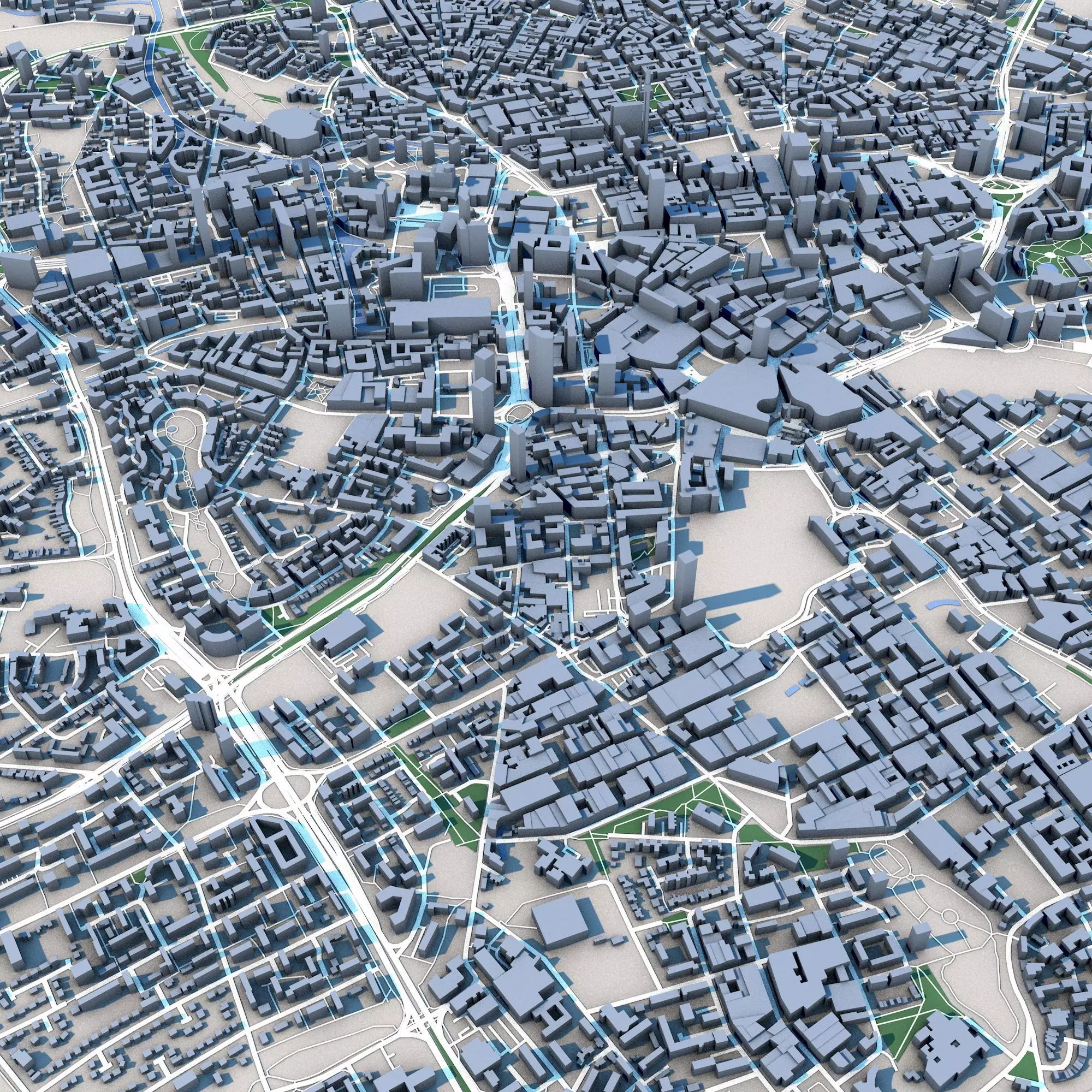 Birmingham City United Kingdom 3D model_0