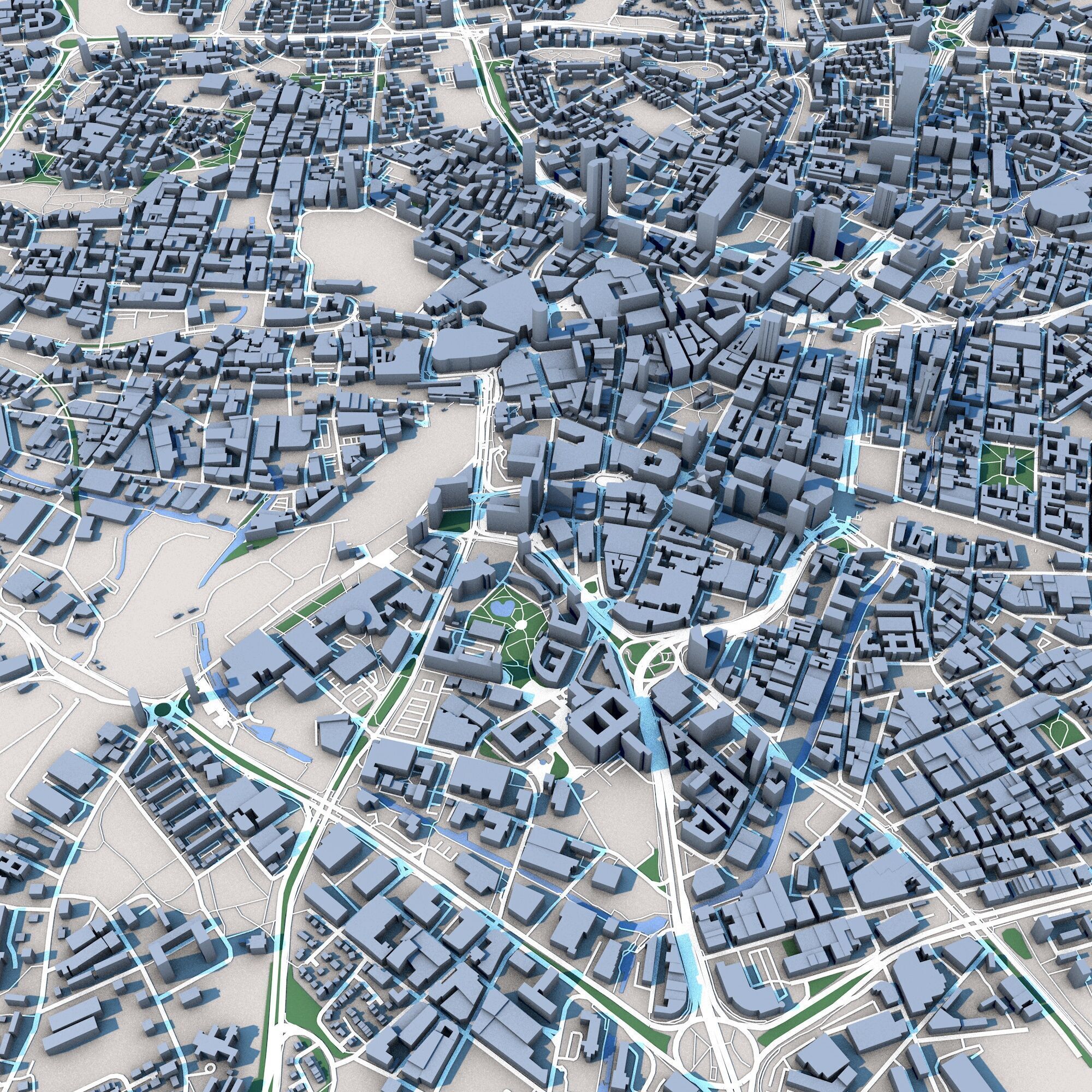 Birmingham City United Kingdom 3D model_7