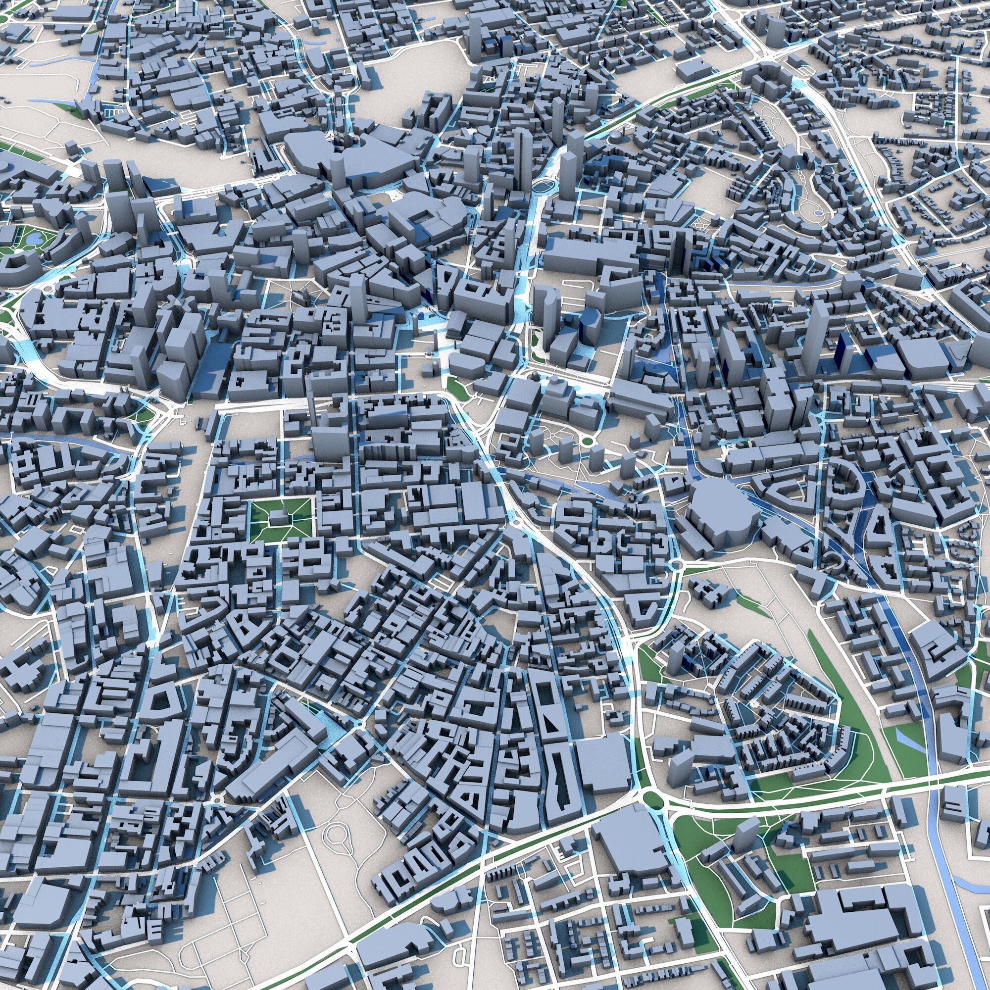 Birmingham City United Kingdom 3D model_8