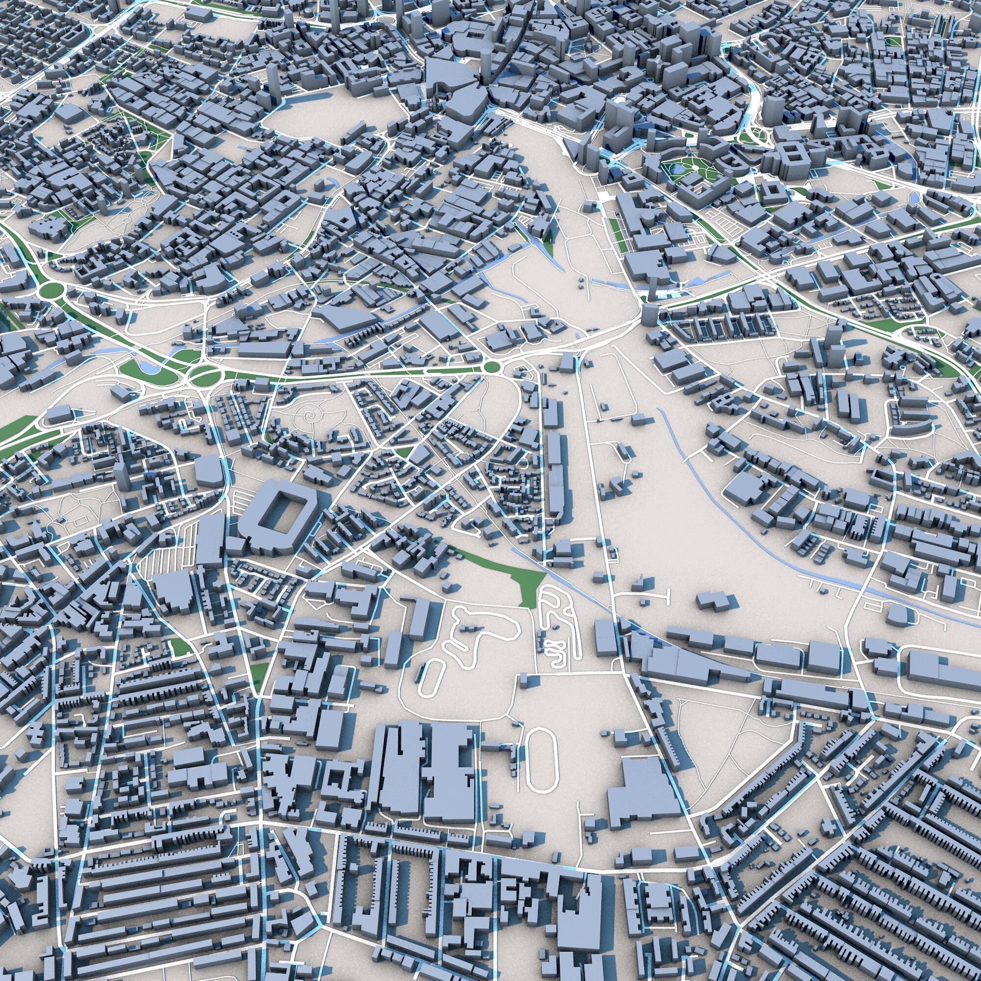 Birmingham City United Kingdom 3D model_6