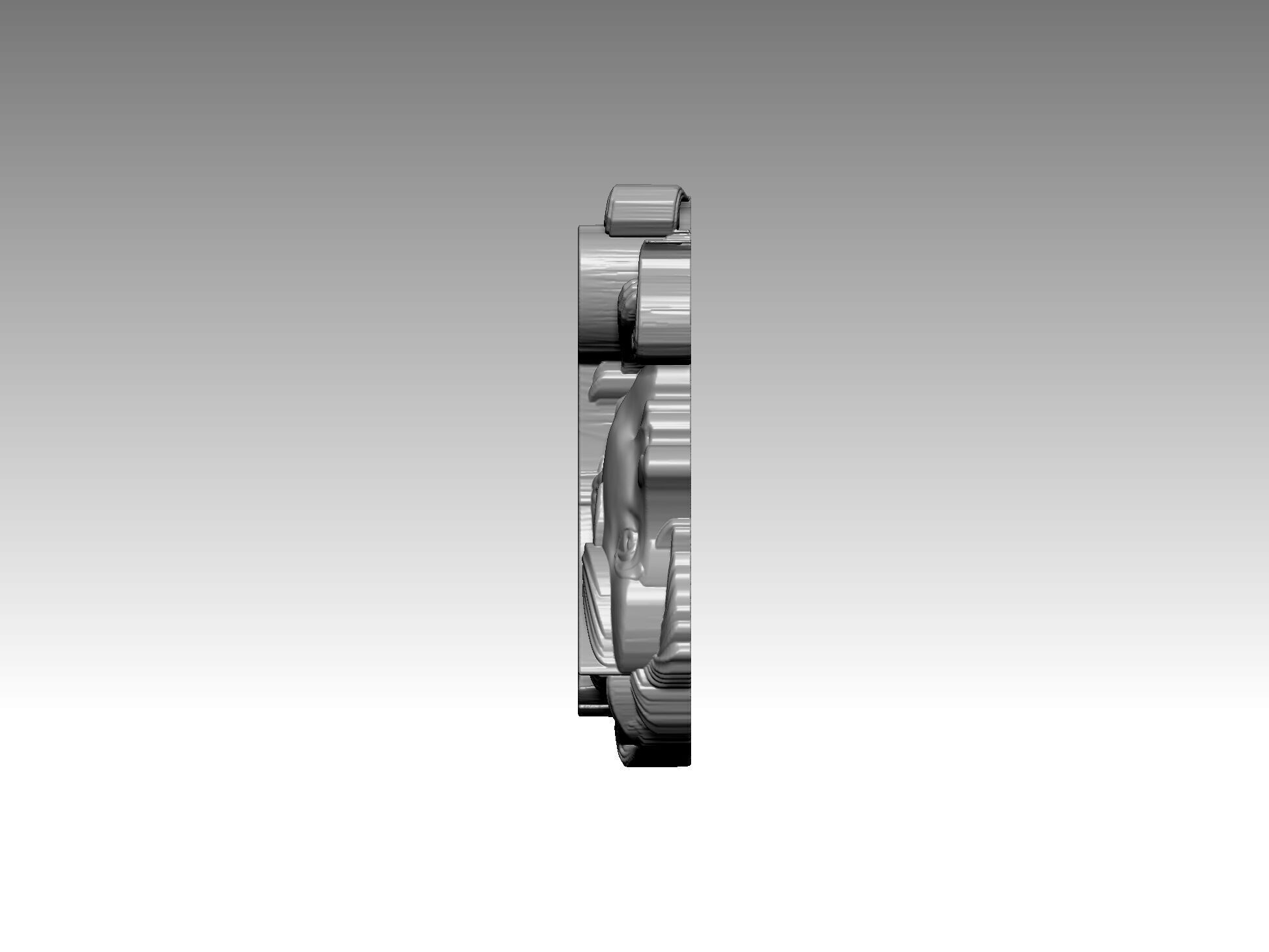 twins statue frame boys 3D print model_1