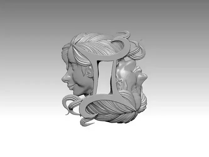 twins statue frame boys