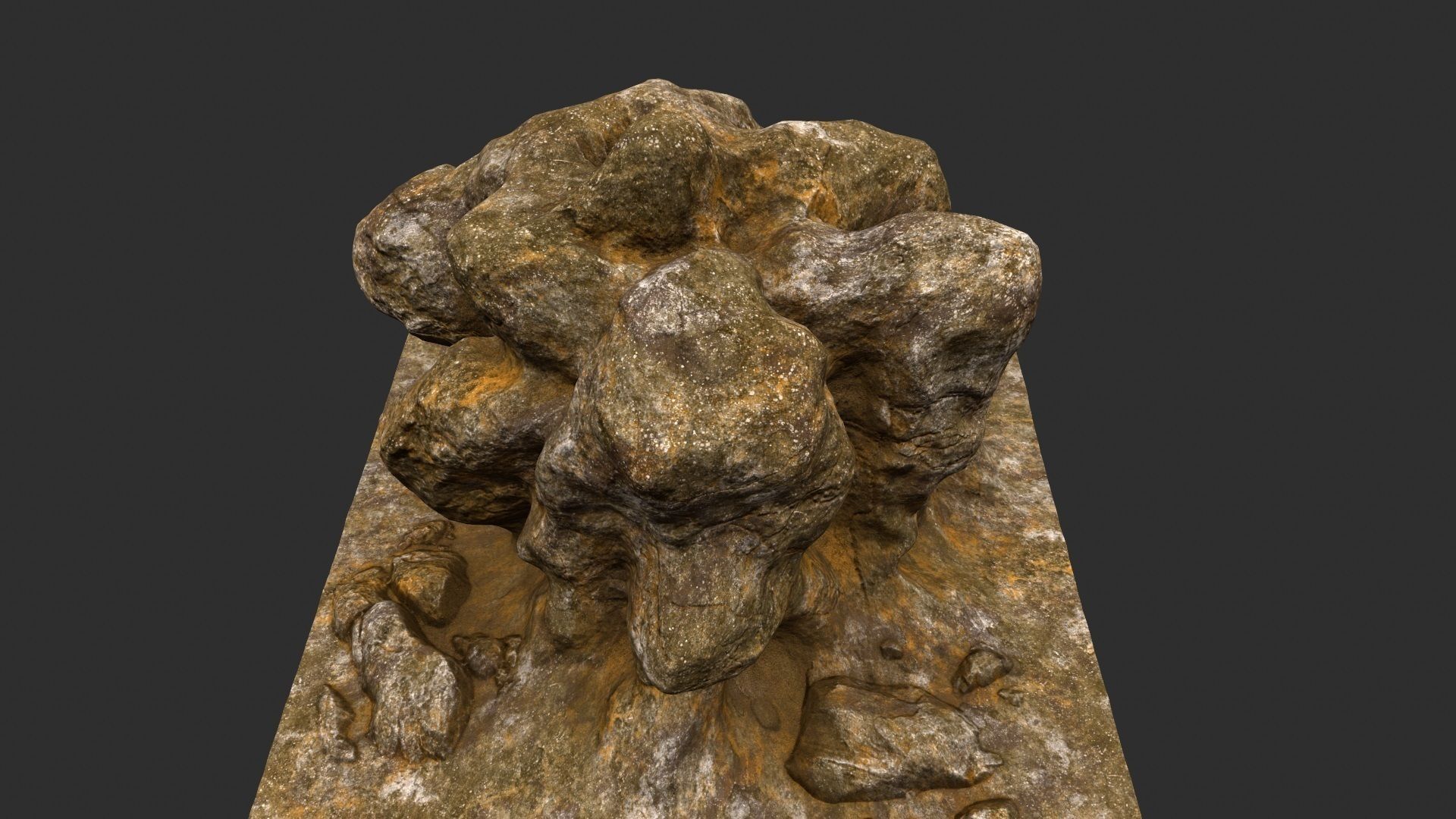 rocks mount 4 3D model_14