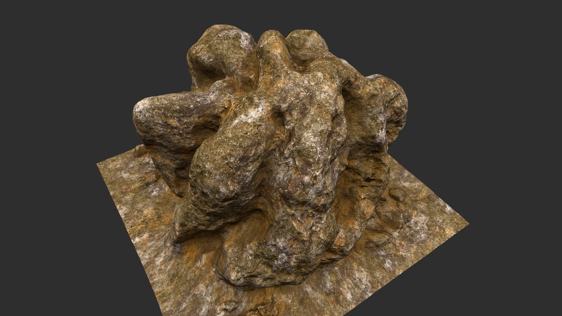 rocks mount 4 3D model_17
