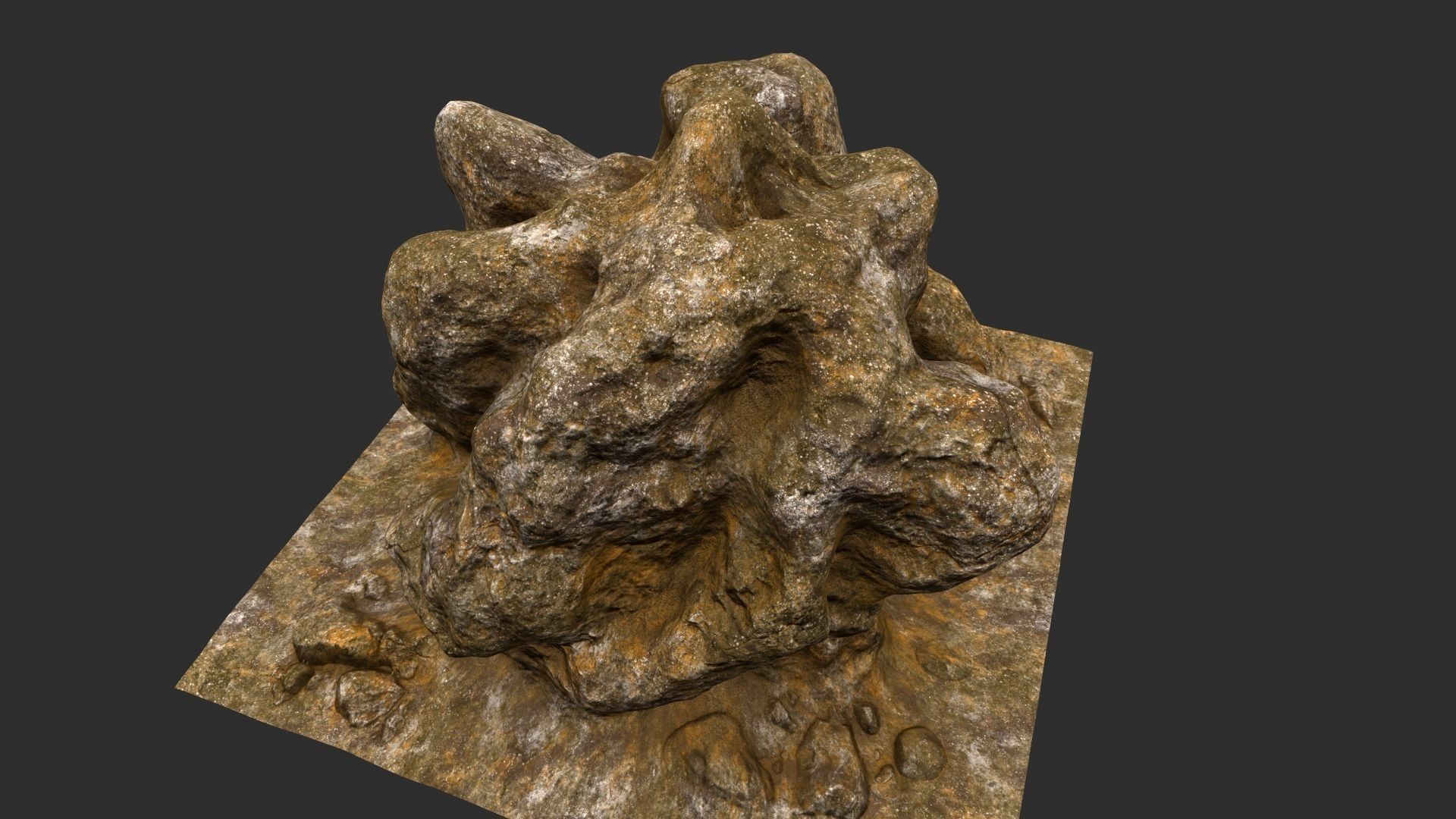 rocks mount 4 3D model_18