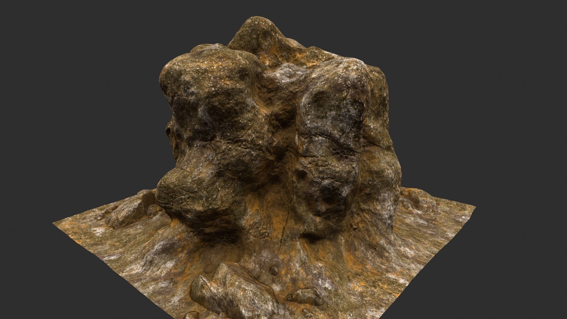 rocks mount 4 3D model_11