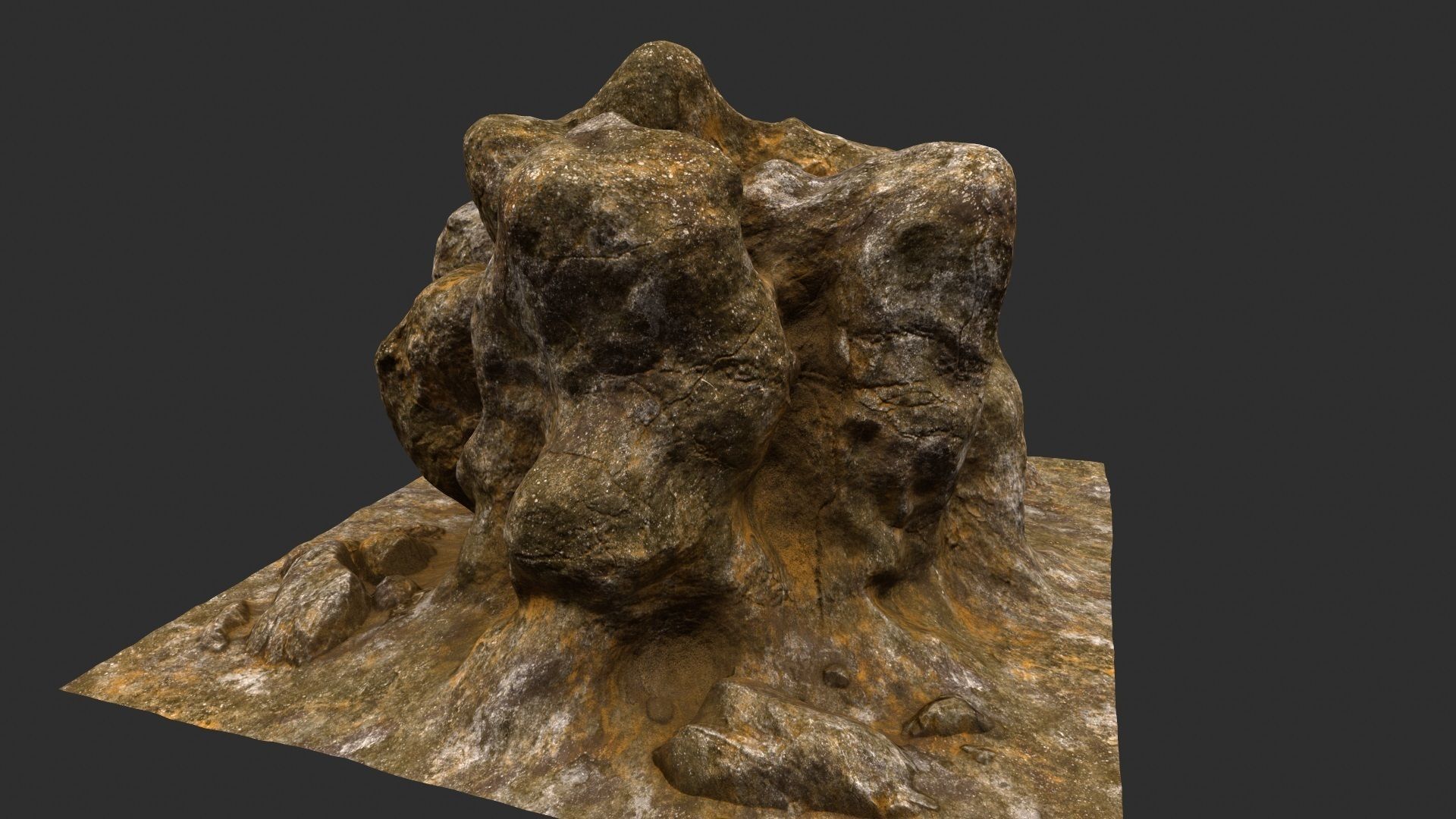 rocks mount 4 3D model_13