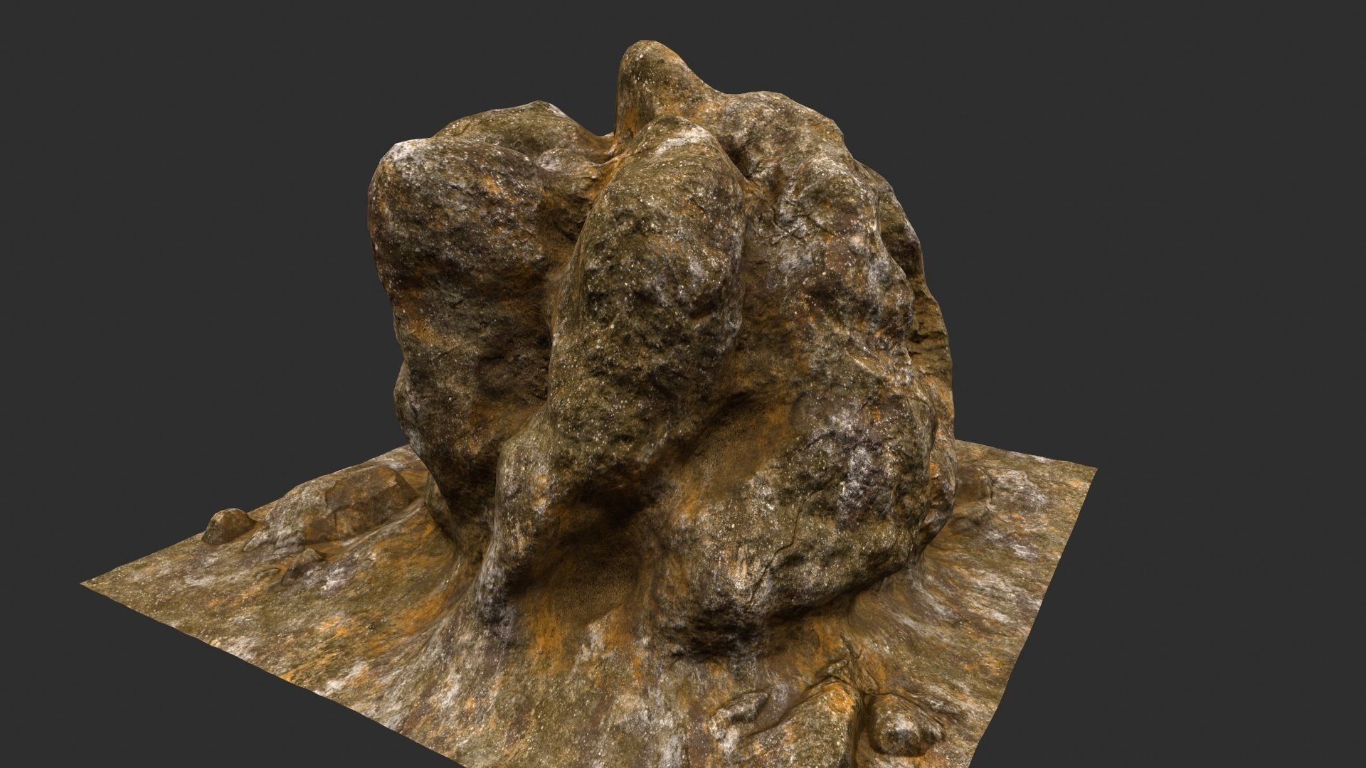 rocks mount 4 3D model_8