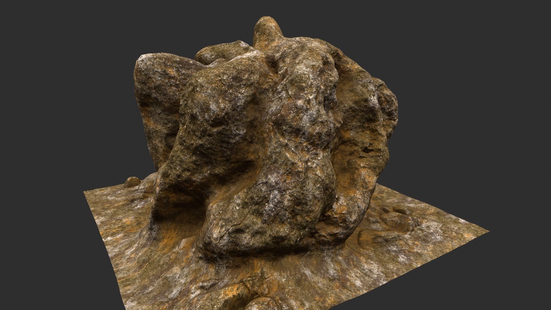 rocks mount 4 3D model_10