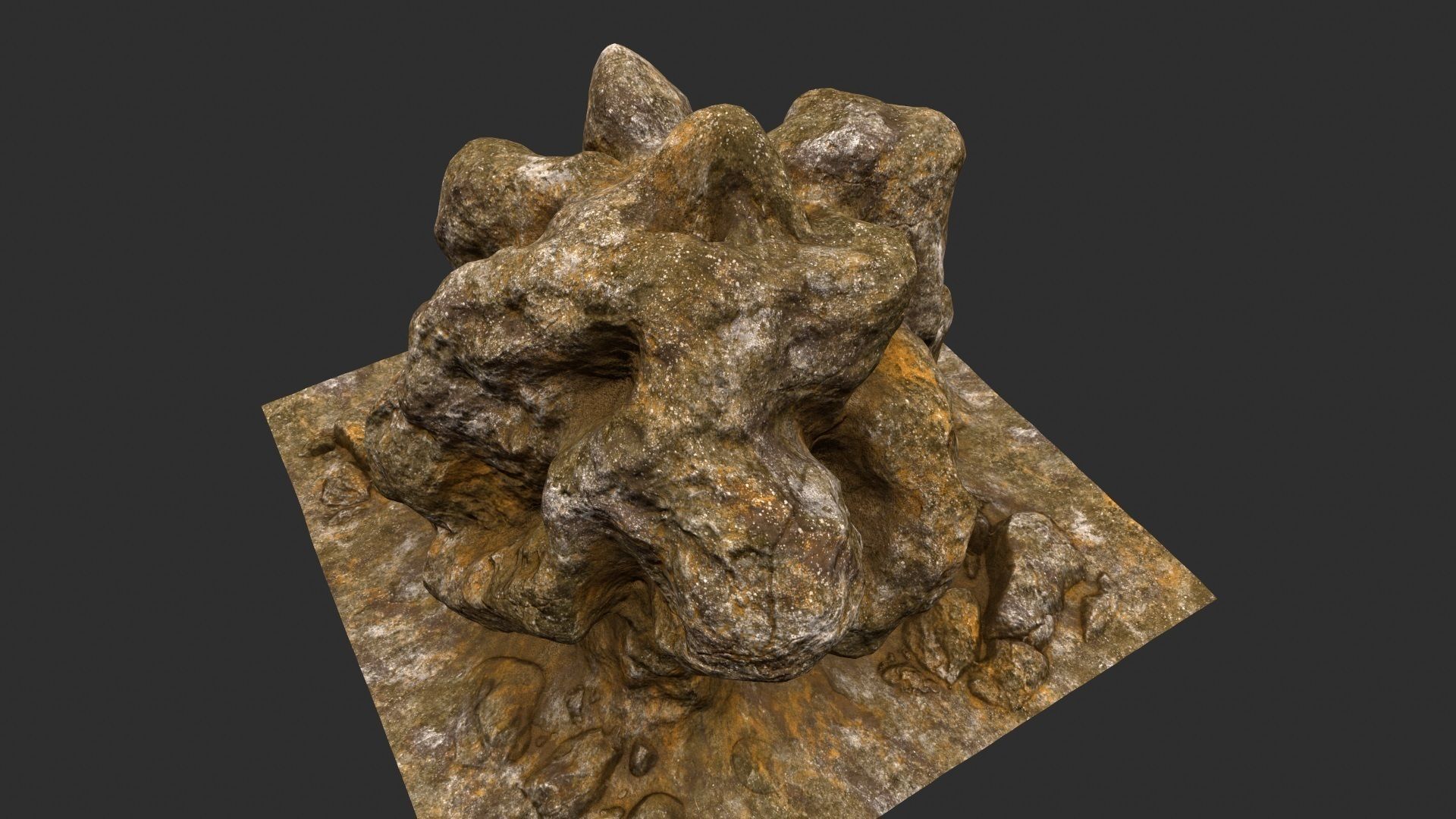 rocks mount 4 3D model_19