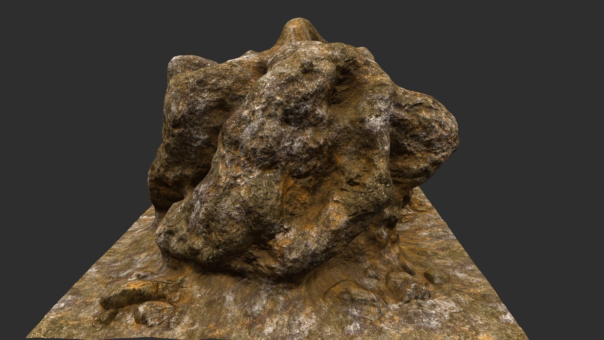 rocks mount 4 3D model_7