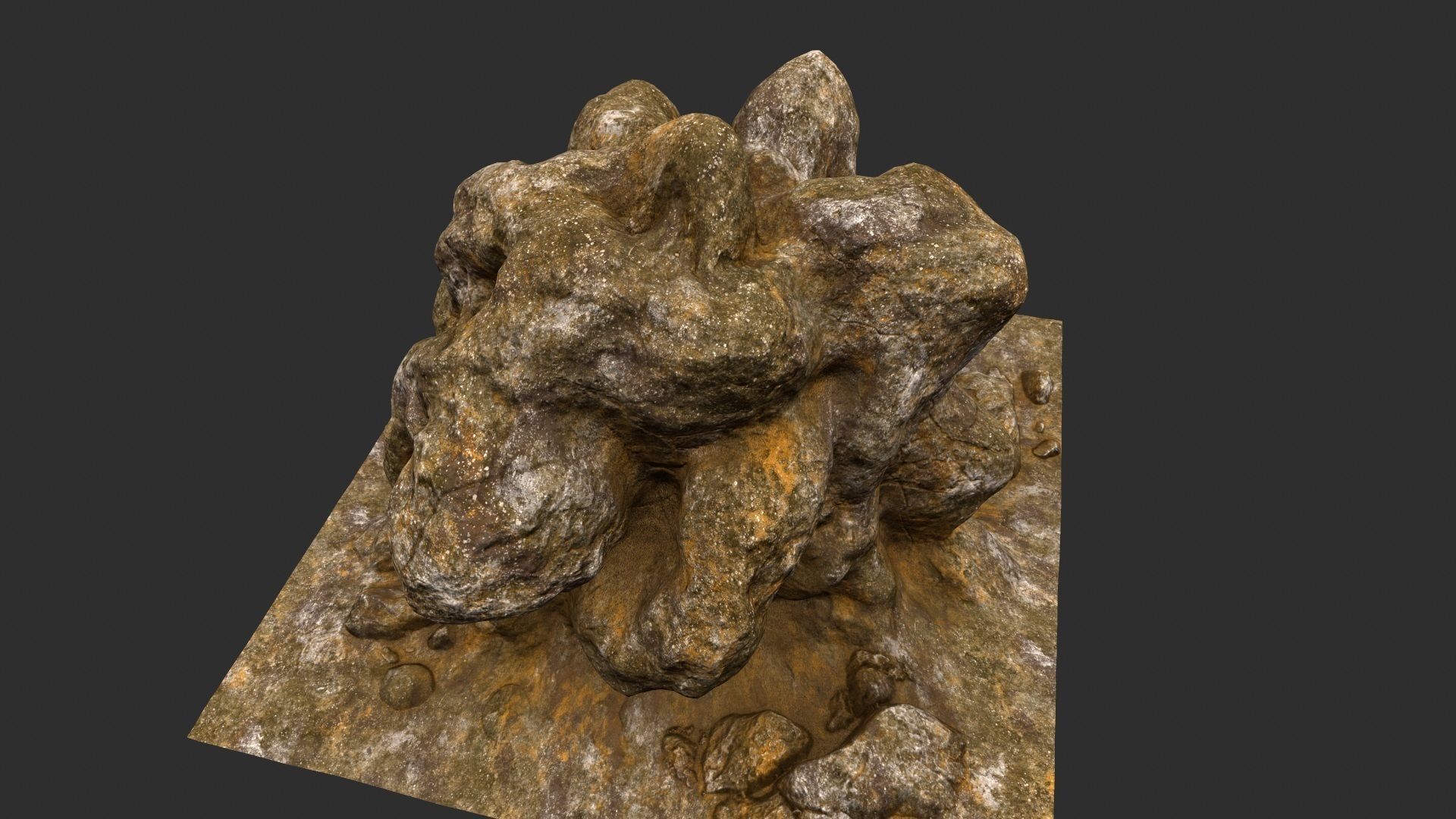 rocks mount 4 3D model_15