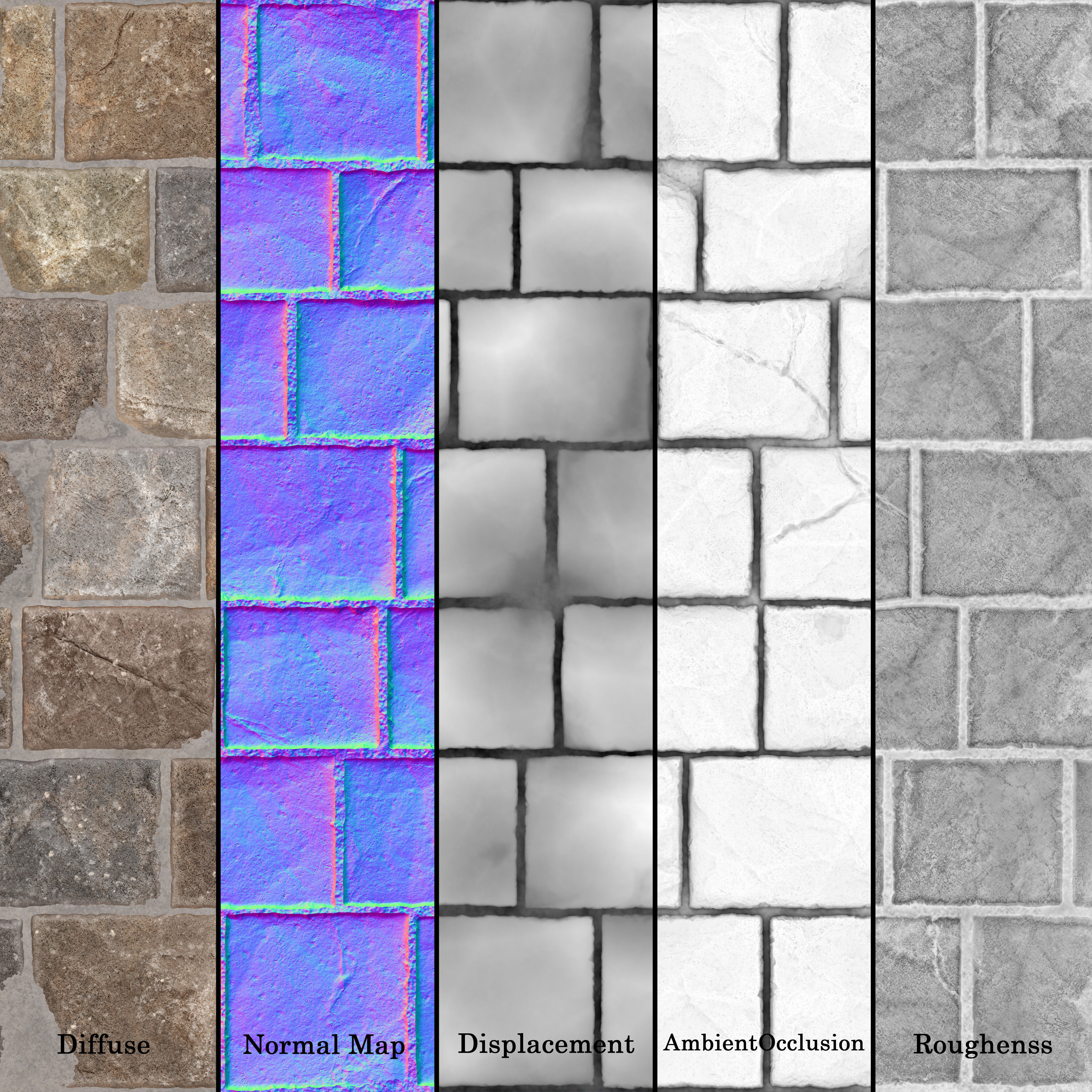 Stone Wall 02 - Seamless Texture_5