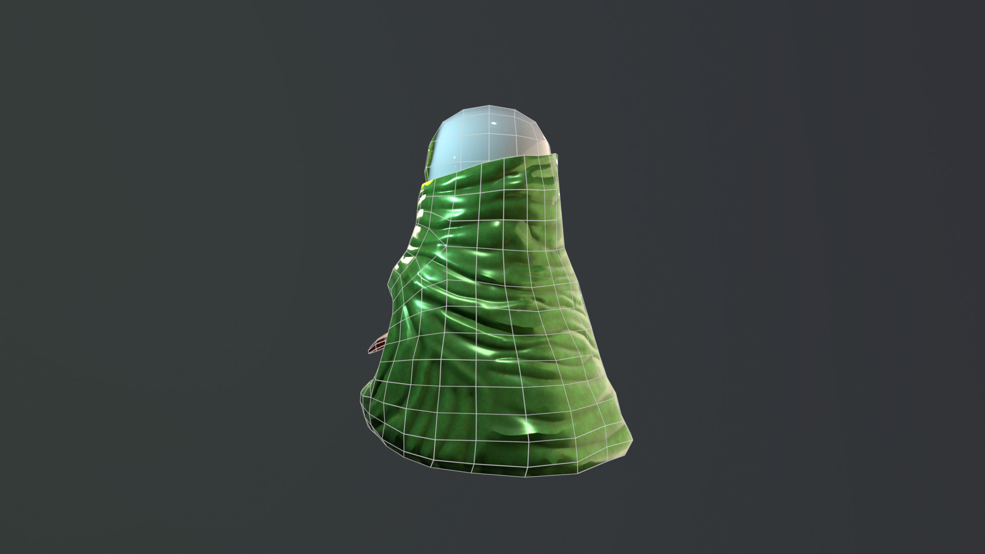 Slime Monster Low-poly 3D model_11