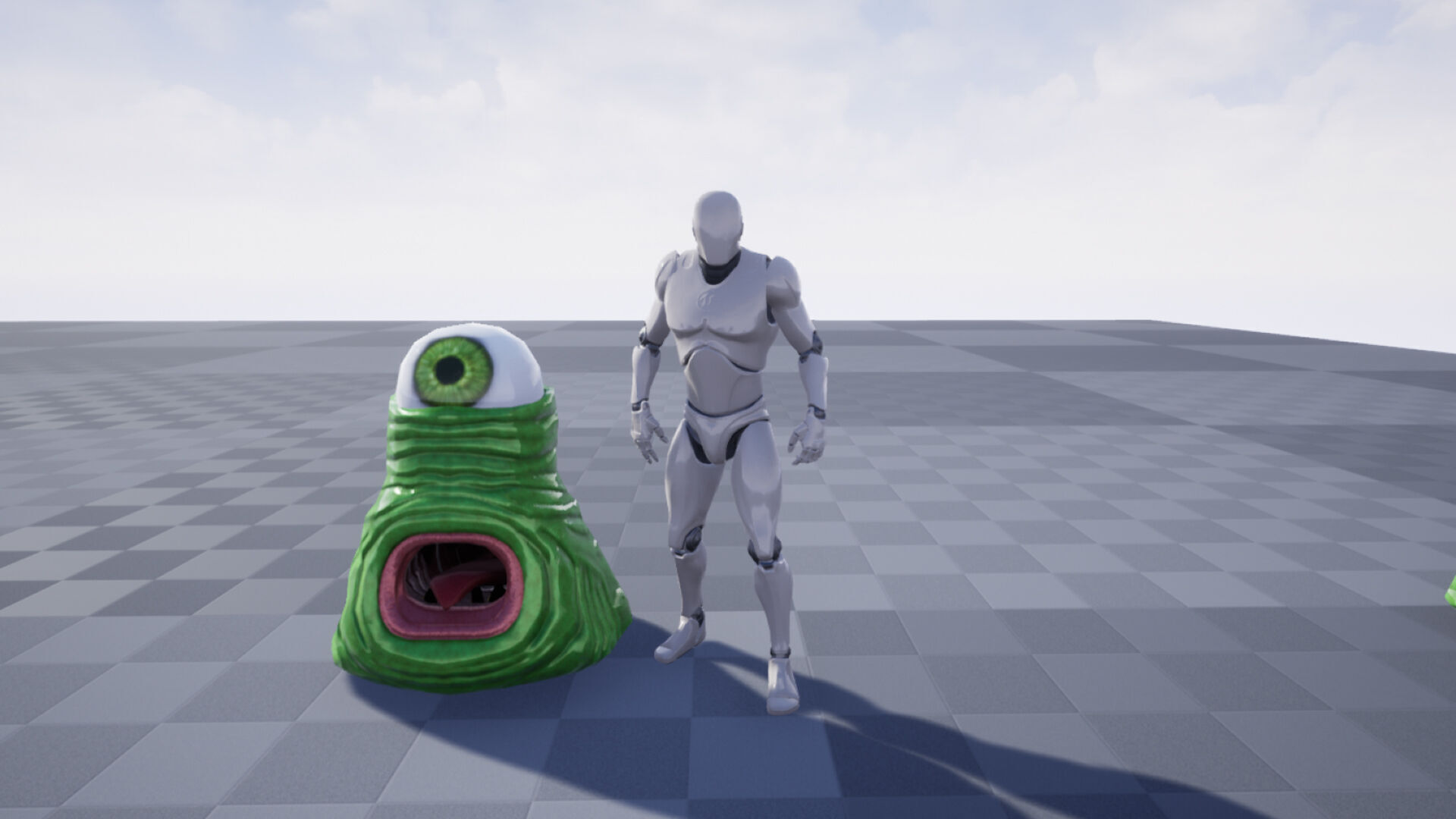 Slime Monster Low-poly 3D model_2