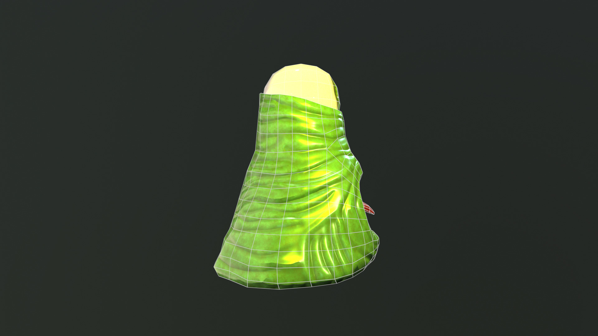 Slime Monster Low-poly 3D model_9