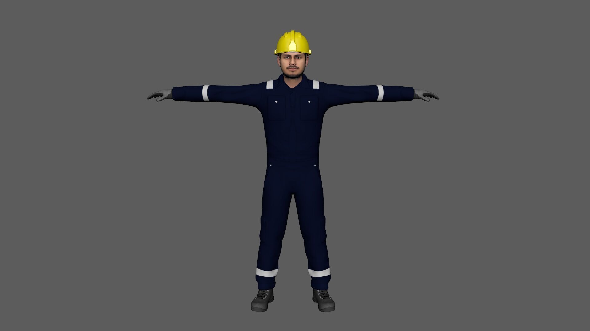 BOILER SUIT CHARACTER 11 3D MODEL 3D model_1