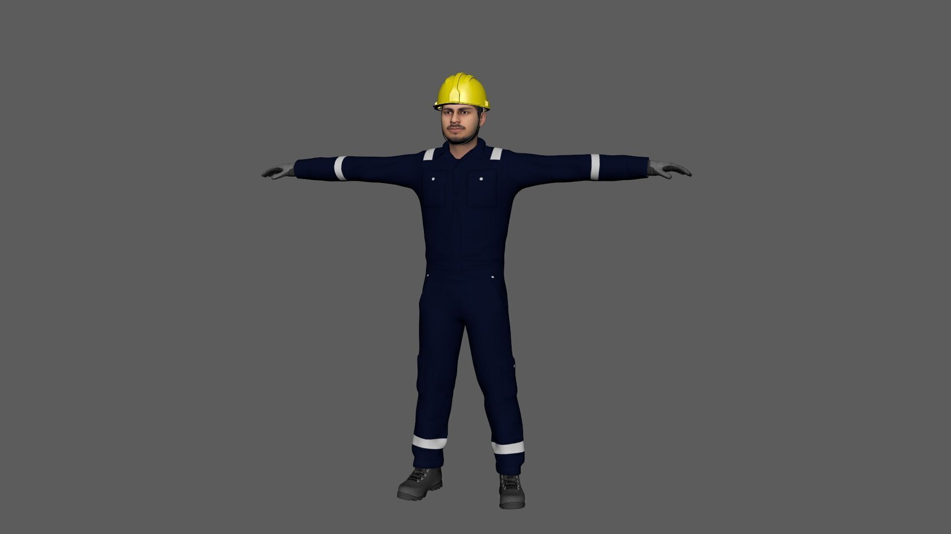 BOILER SUIT CHARACTER 11 3D MODEL 3D model_2