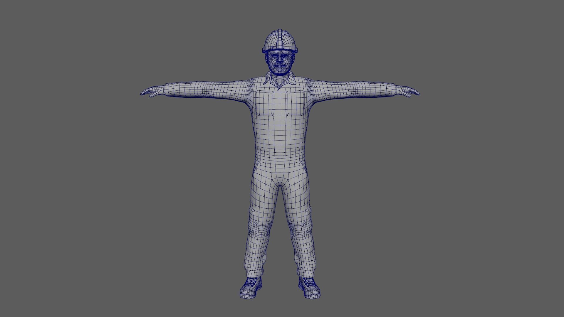 BOILER SUIT CHARACTER 11 3D MODEL 3D model_6