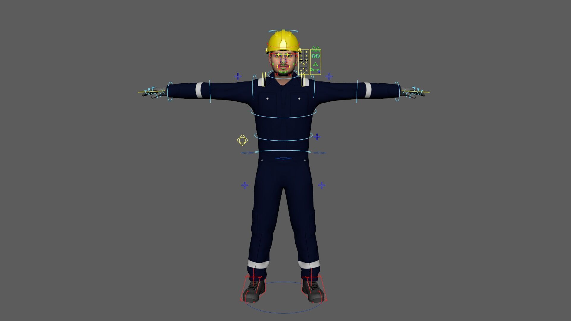 BOILER SUIT CHARACTER 11 3D MODEL 3D model_4