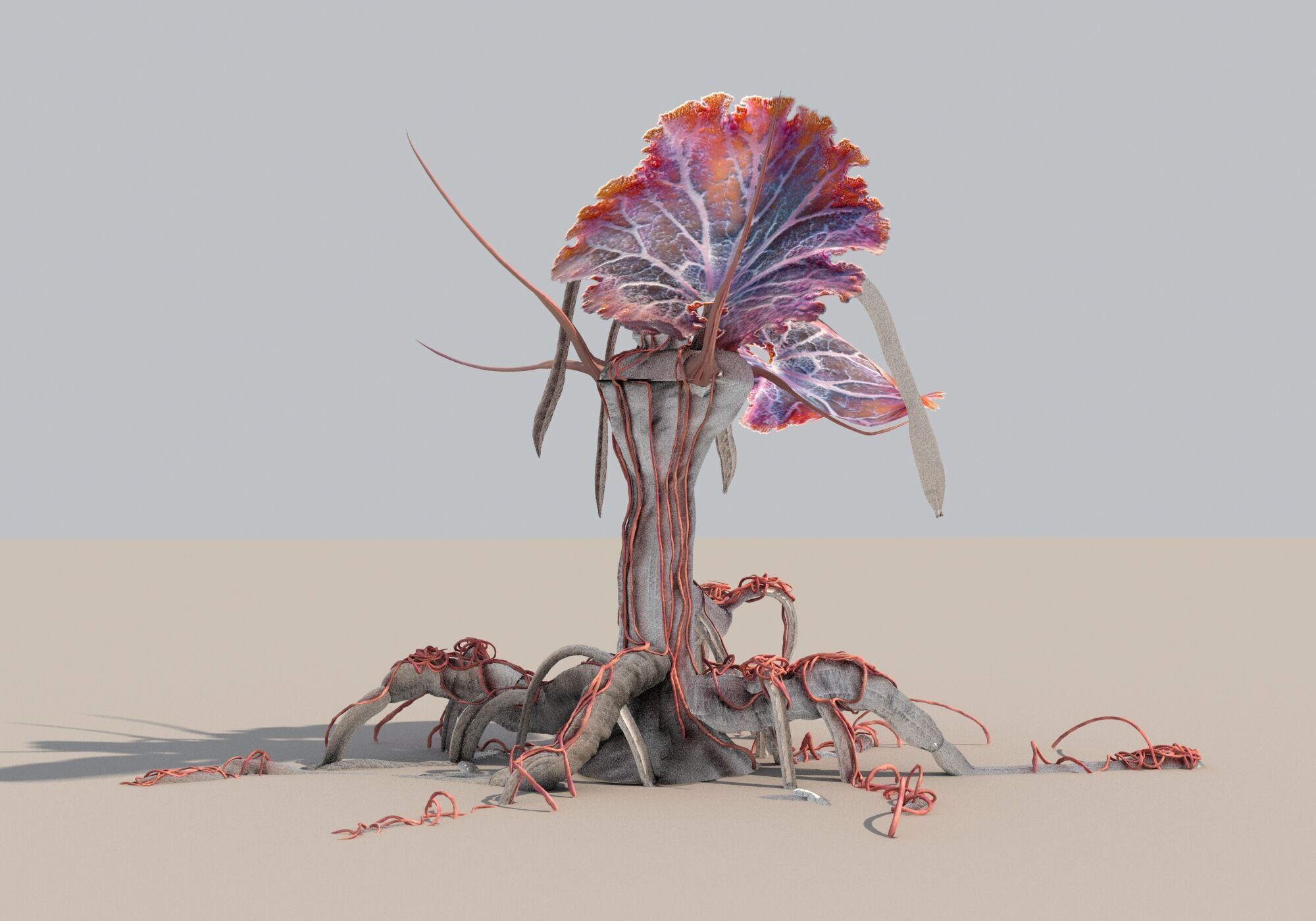 3D model Alien Plants Pack Animated VR / AR / low-poly | CGTrader