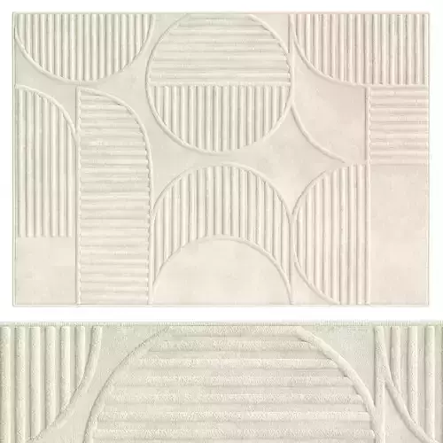 Lotus Leo Rug in Beige