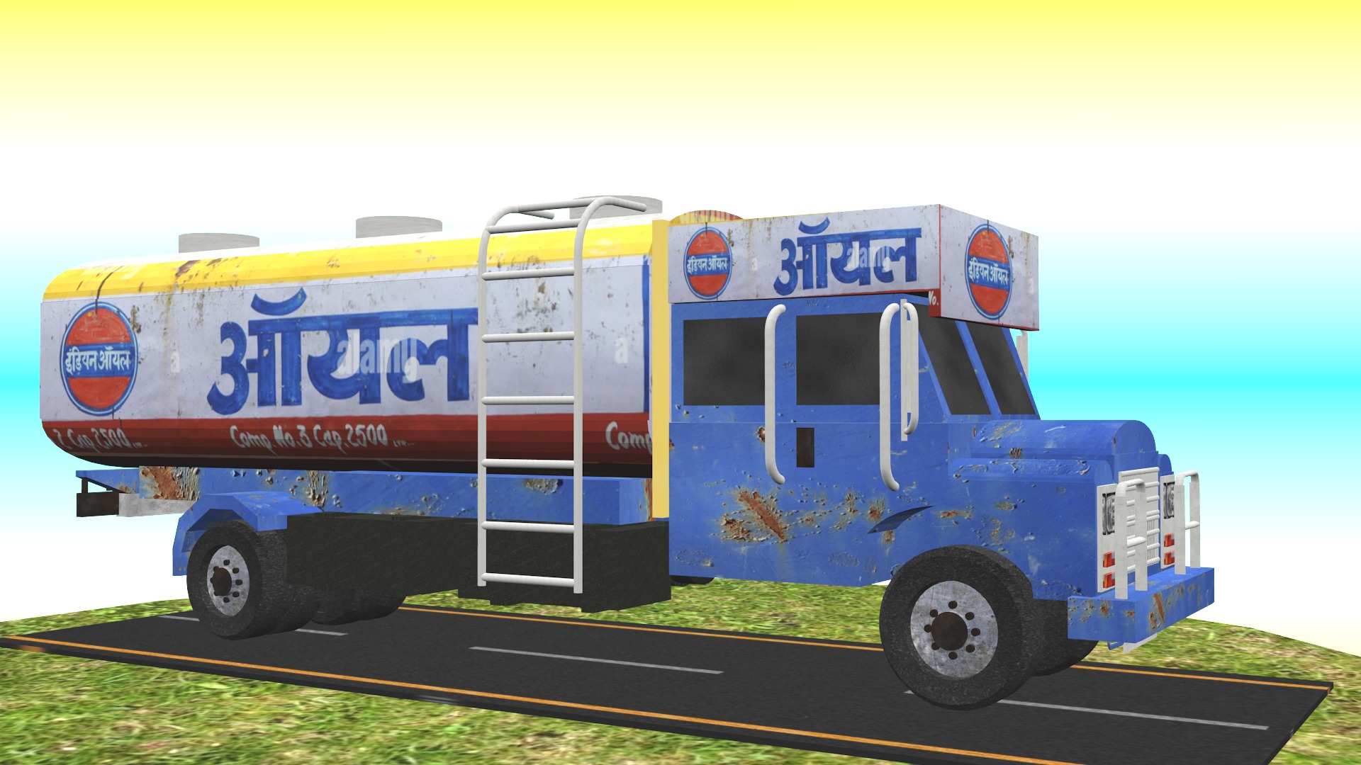 All types of Indian Trucks 3D Model Collection_59