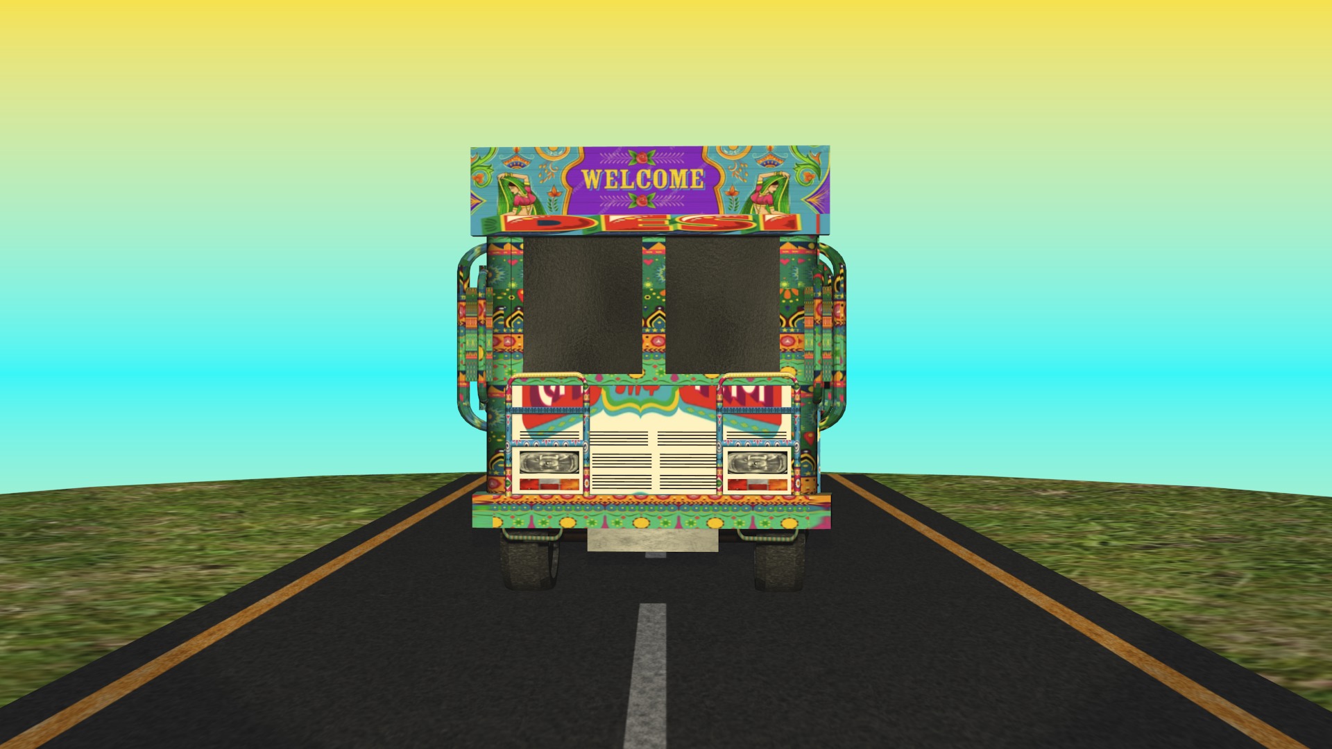 All types of Indian Trucks 3D Model Collection_1