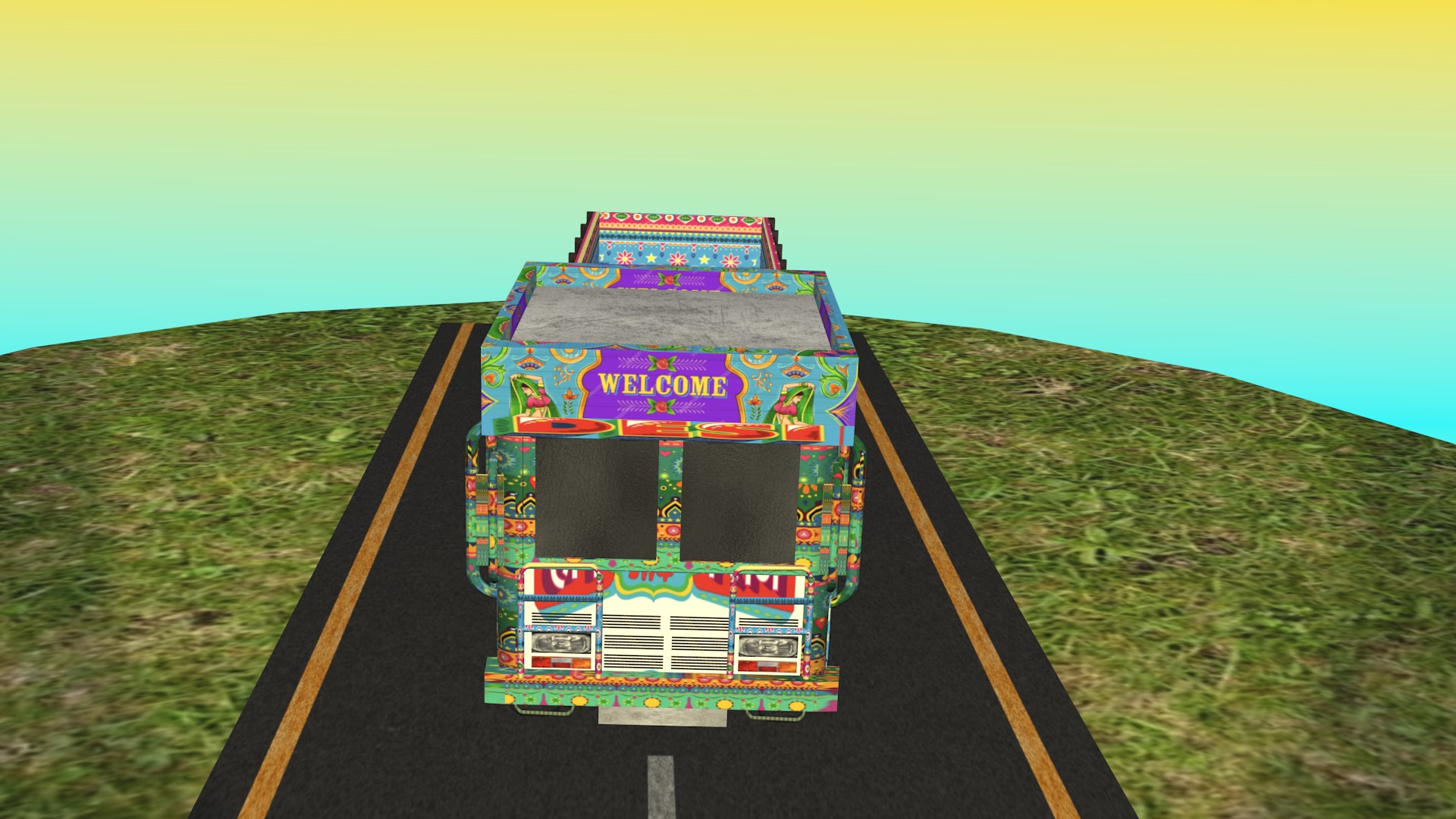 All types of Indian Trucks 3D Model Collection_17