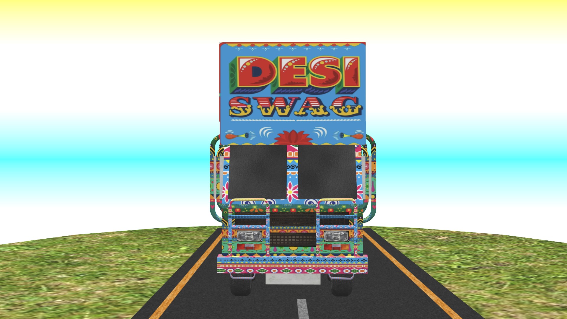 All types of Indian Trucks 3D Model Collection_18