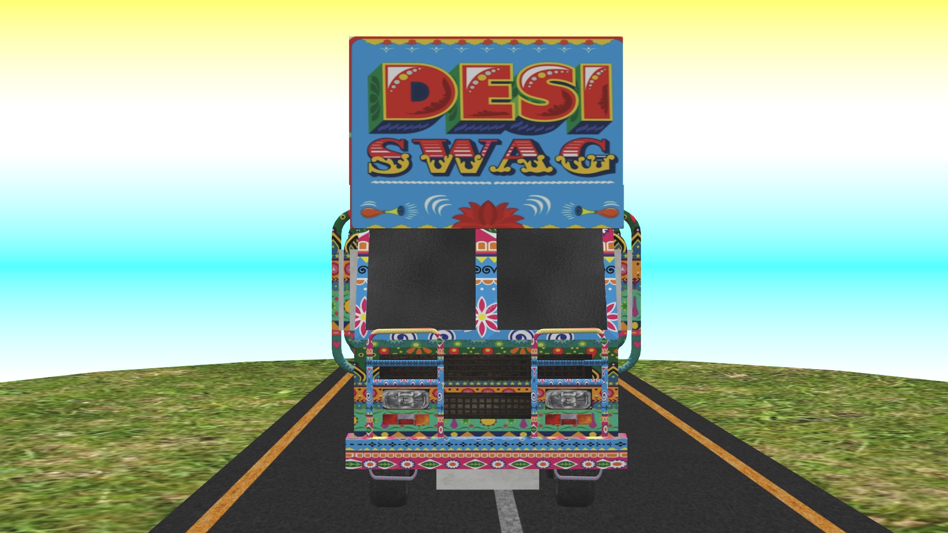 All types of Indian Trucks 3D Model Collection_26