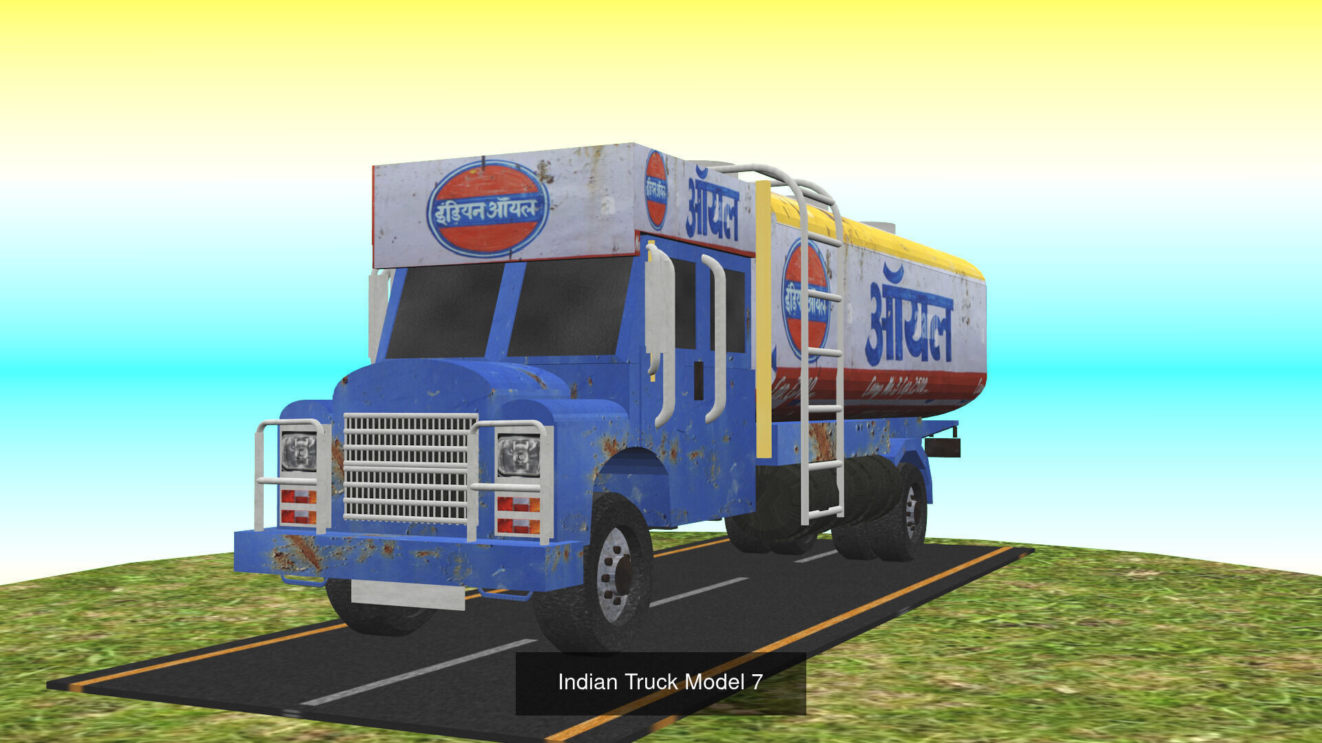 All types of Indian Trucks 3D Model Collection_12