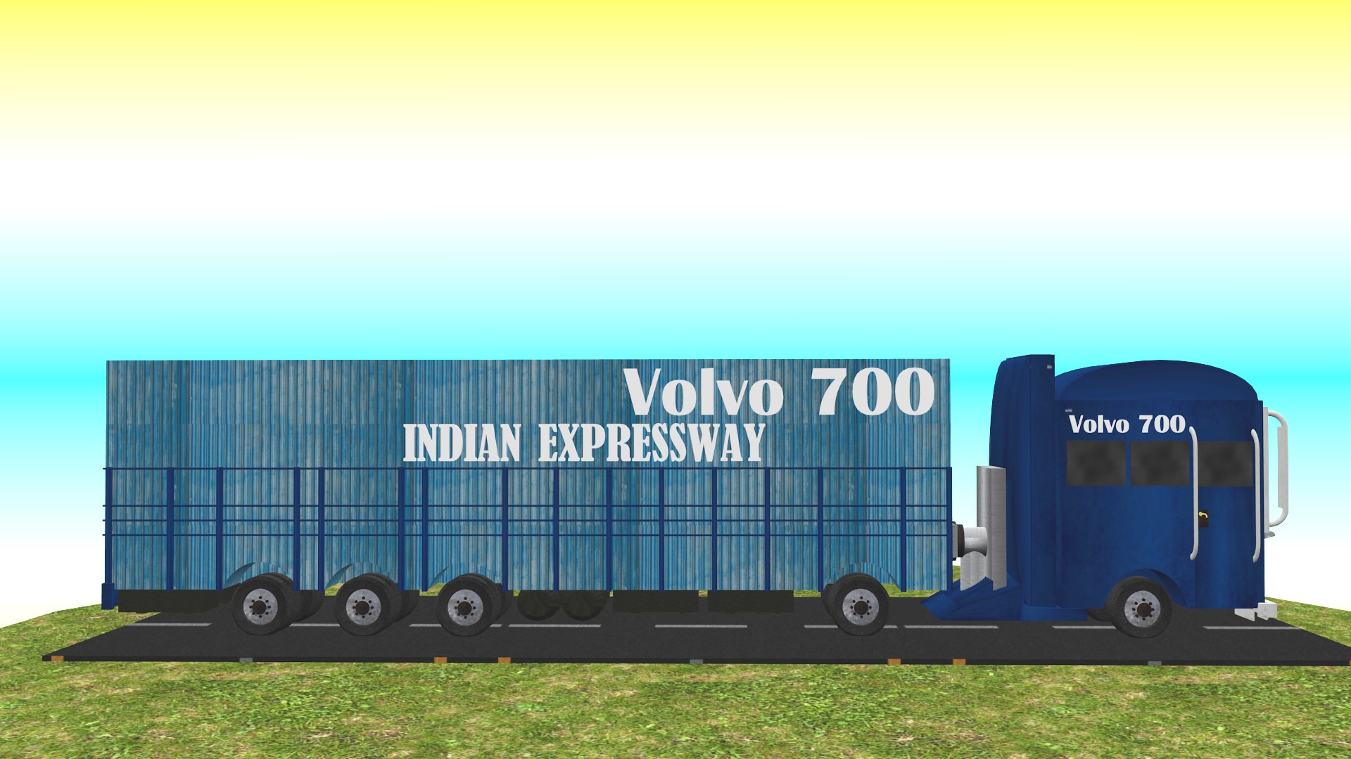 All types of Indian Trucks 3D Model Collection_40