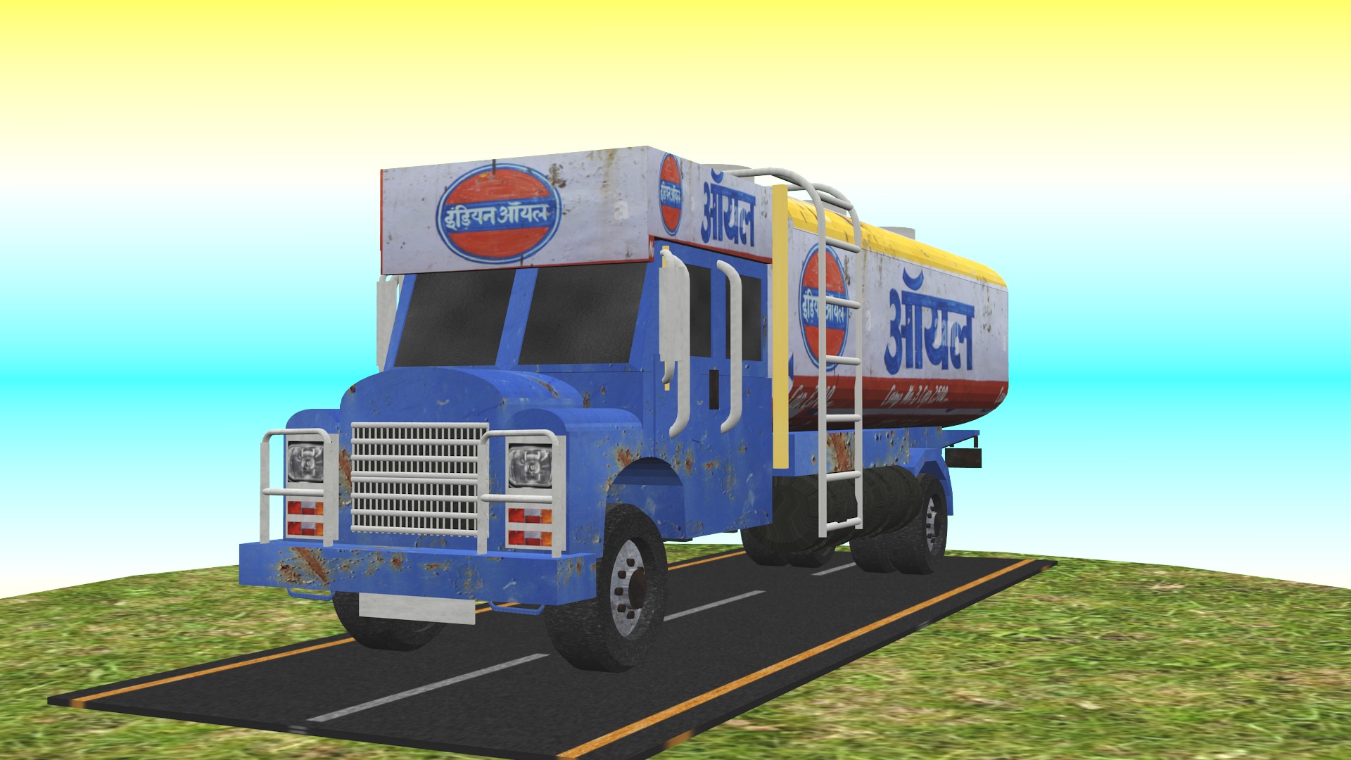 All types of Indian Trucks 3D Model Collection_52