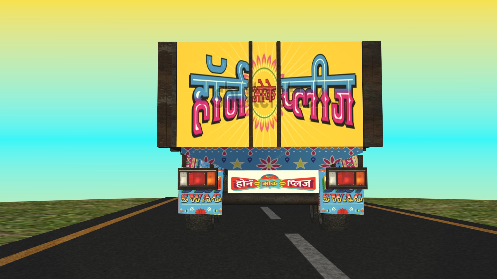 All types of Indian Trucks 3D Model Collection_11