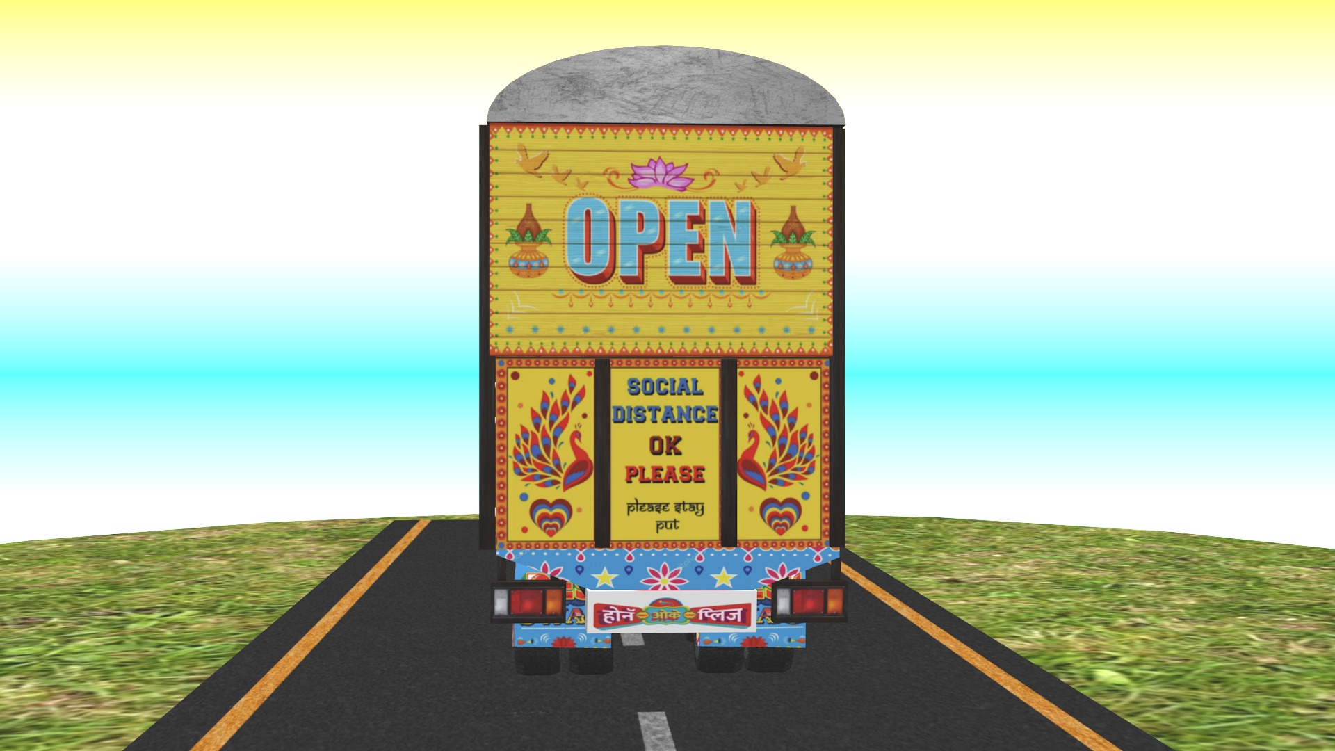 All types of Indian Trucks 3D Model Collection_22