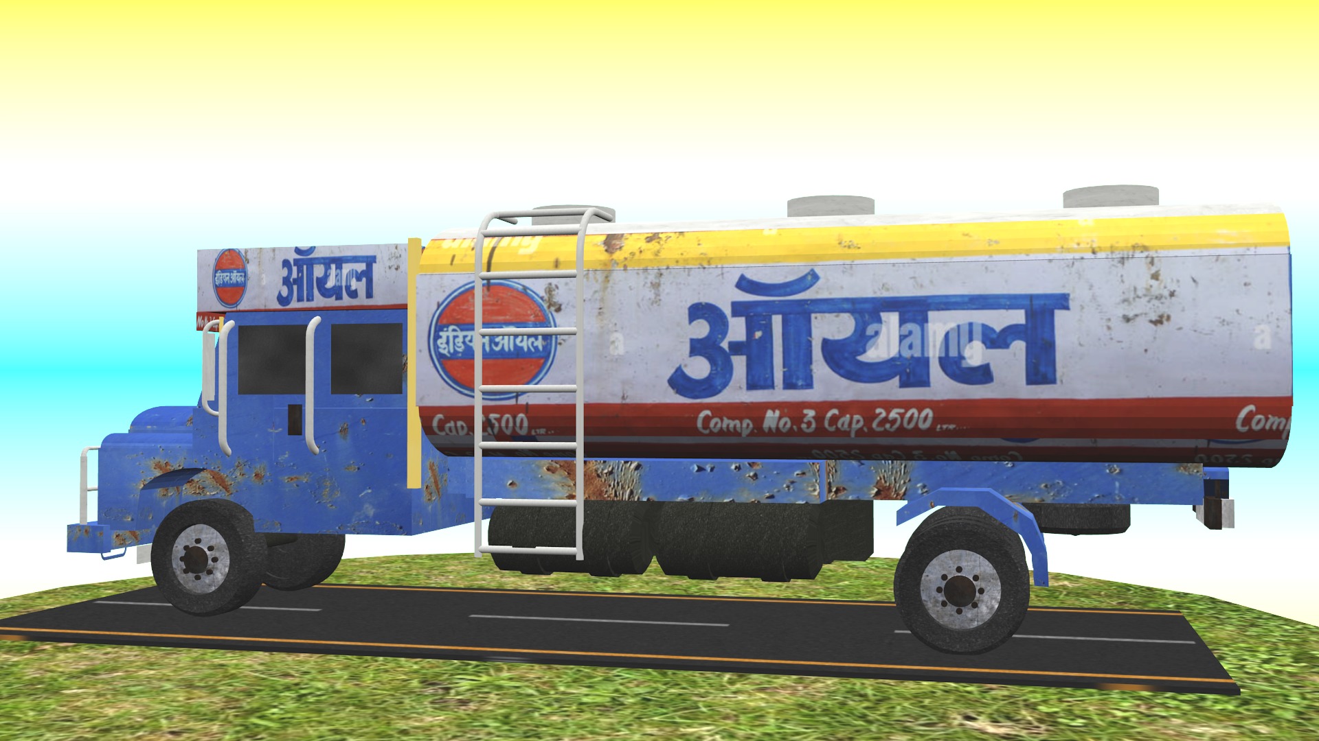 All types of Indian Trucks 3D Model Collection_54