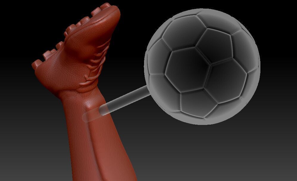 Pele Soccer Player 10 3D print model_6