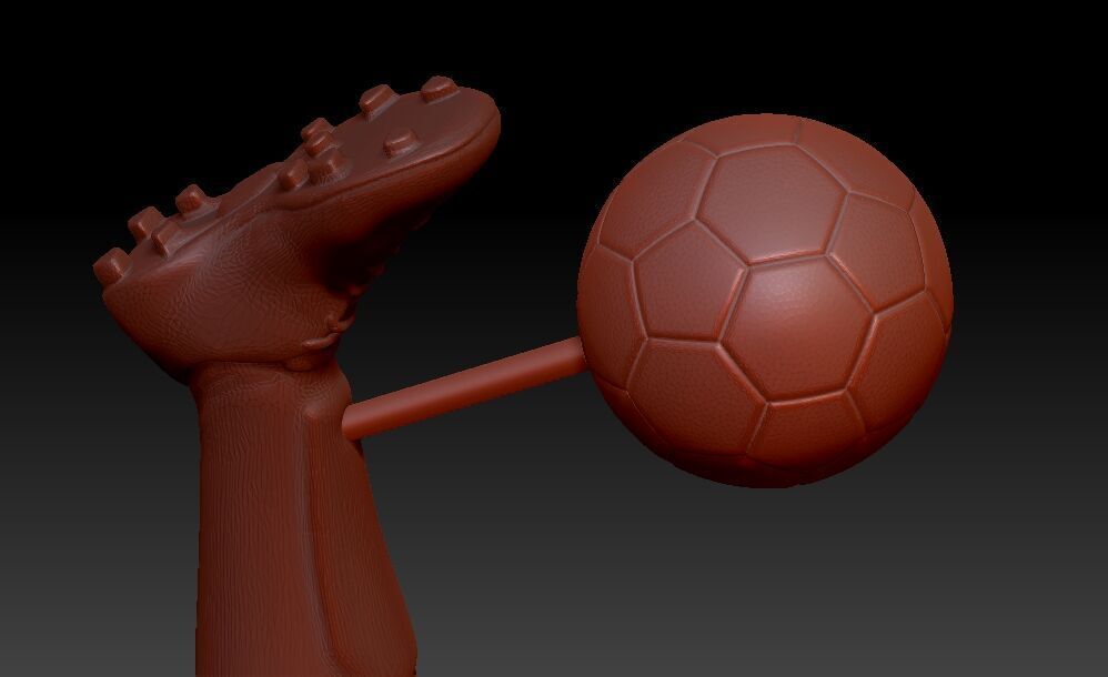 Pele Soccer Player 10 3D print model_1
