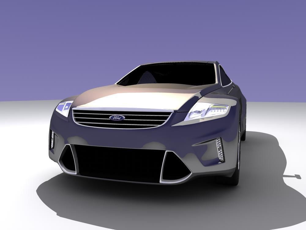 Concept car 3D model_5
