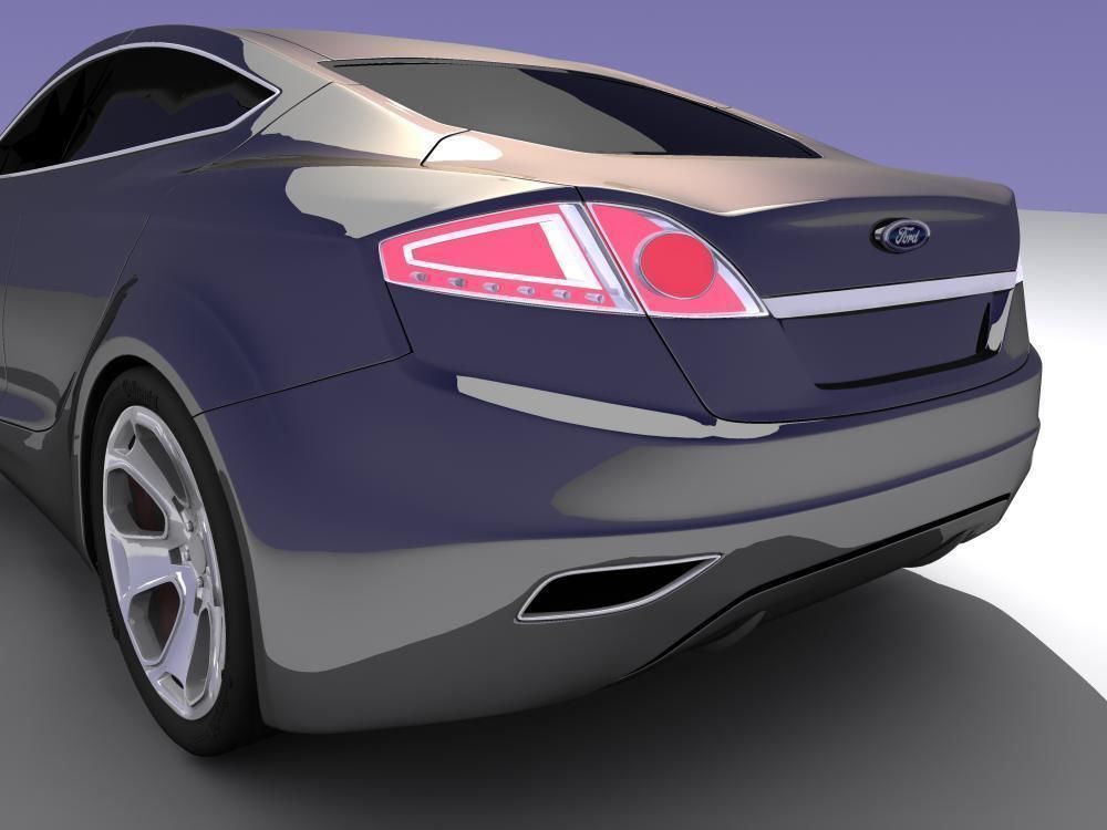 Concept car 3D model_4