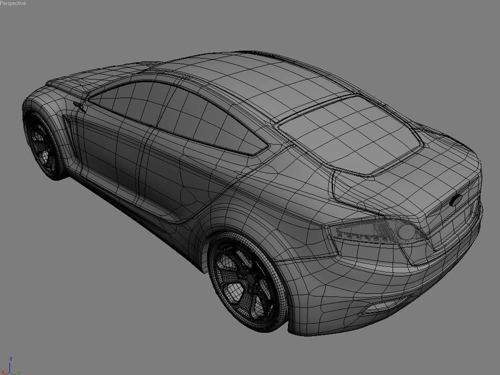 Concept car 3D model_9